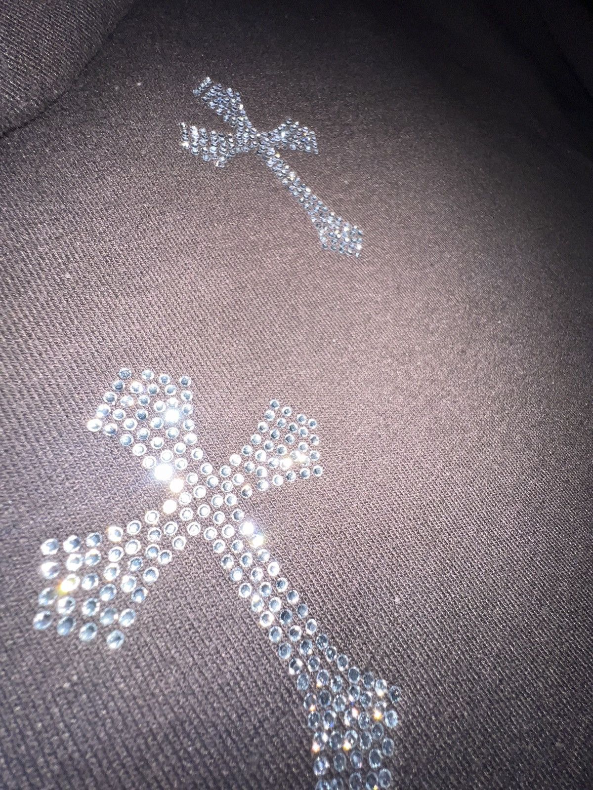 Other Rhinestones Cross Vintage Hoodie Size US XL / EU 56 / 4 - 10 Thumbnail