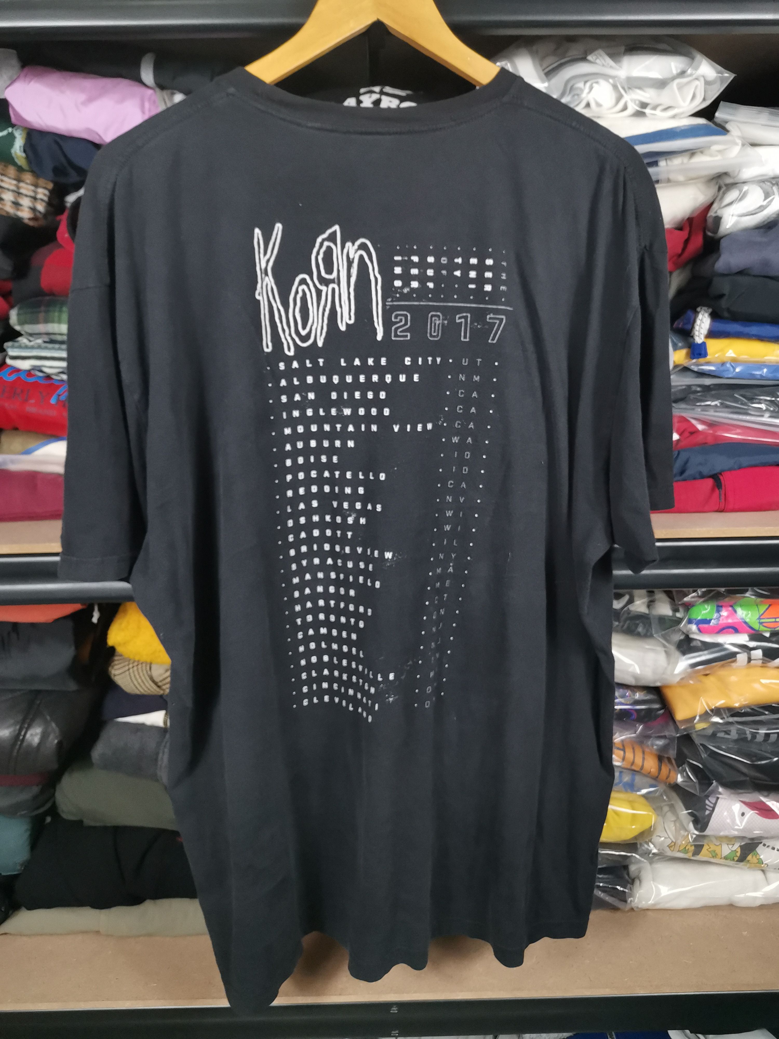 Band Tees Korn Tour 2017 Tshirt Size US XXL / EU 58 / 5 - 2 Thumbnail