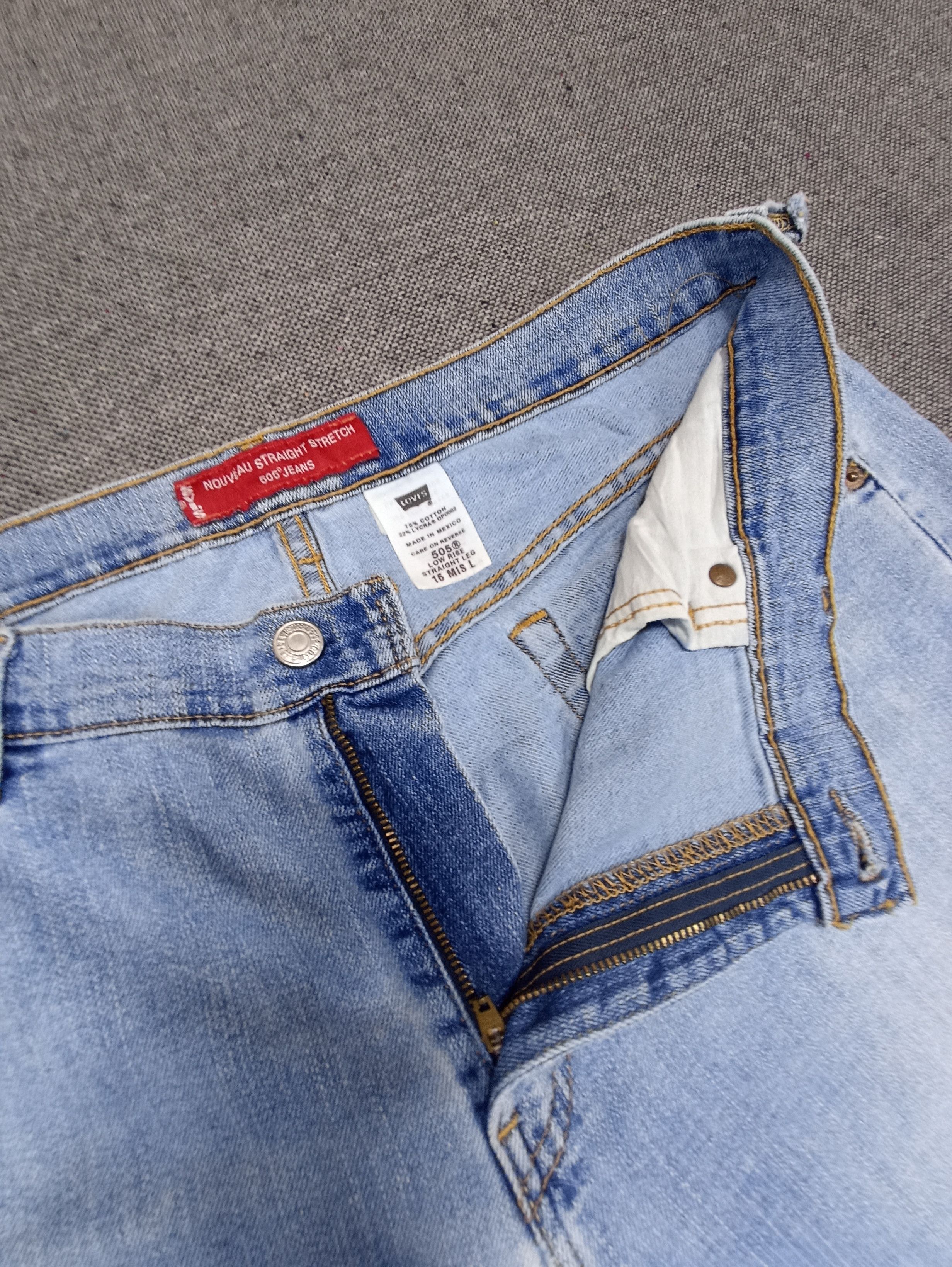 Jean × Levi's × Vintage Vintage Levis 505 Blue Wash Jeans - J118 Size 34" / US 12 / IT 48 - 3 Thumbnail