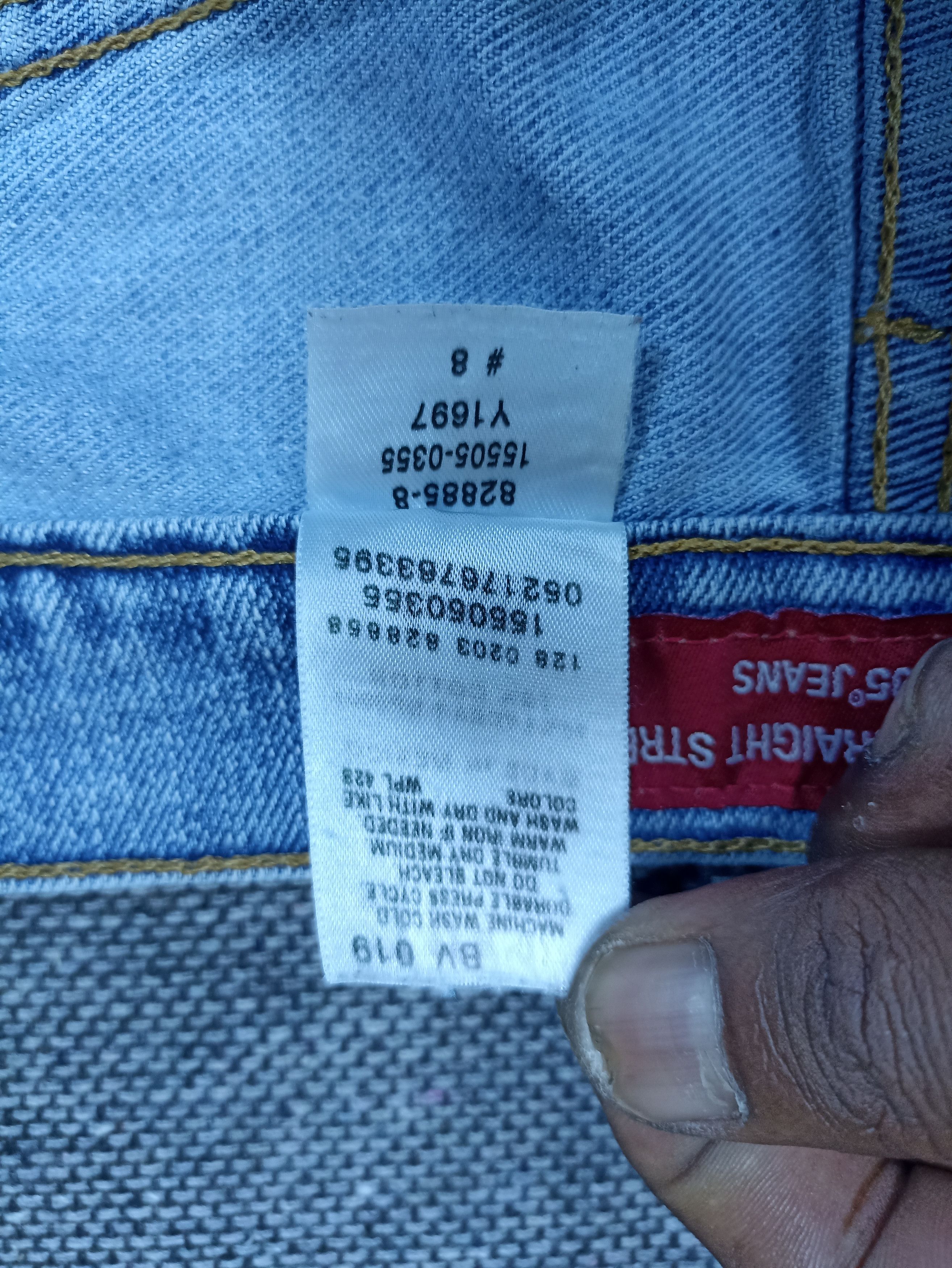 Jean × Levi's × Vintage Vintage Levis 505 Blue Wash Jeans - J118 Size 34" / US 12 / IT 48 - 4 Thumbnail