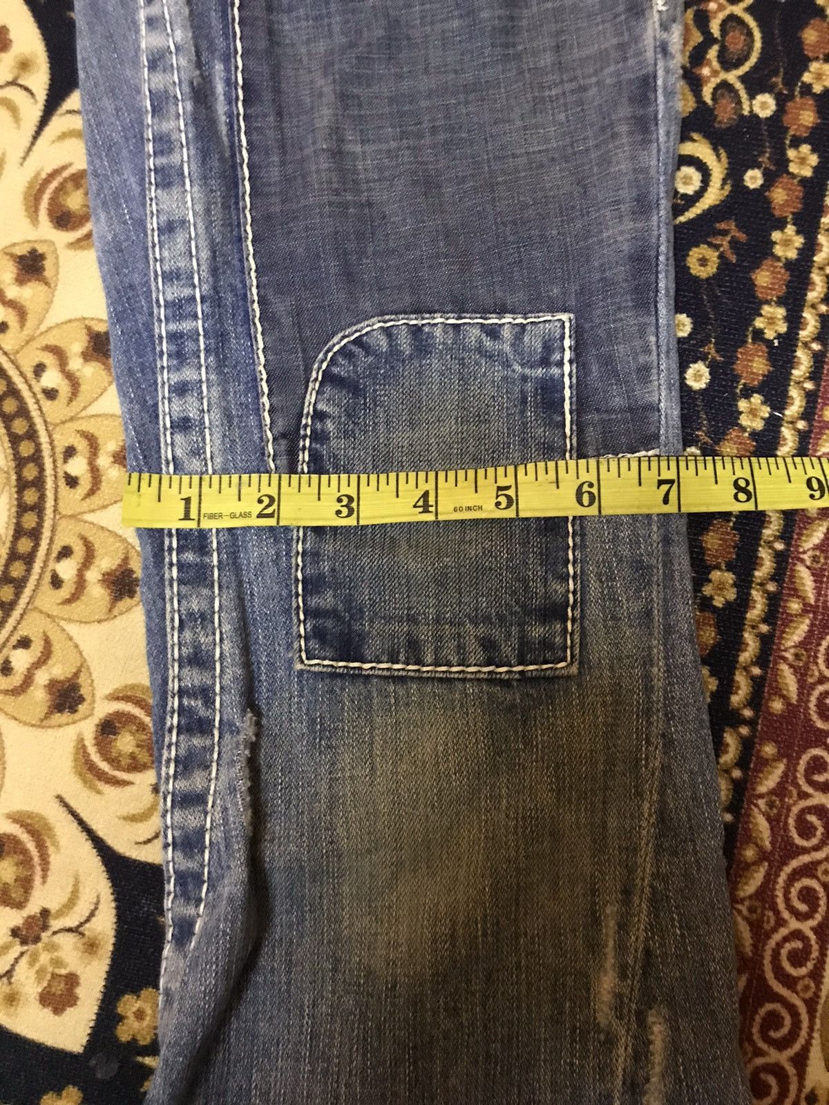 Seditionaries 💥Vtg true religon jean patchwork design w29 Size US 29 - 12 Thumbnail