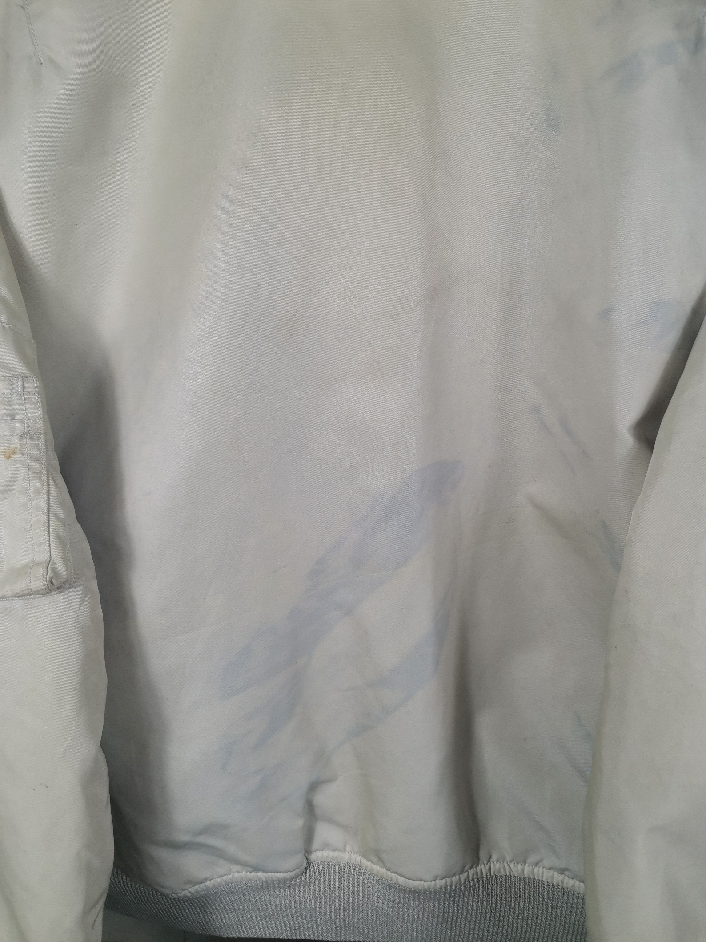 Japanese Brand Vintage Trashed 90s Uniqlo Flight Bomber Jacket Sun Faded Size US XL / EU 56 / 4 - 7 Thumbnail