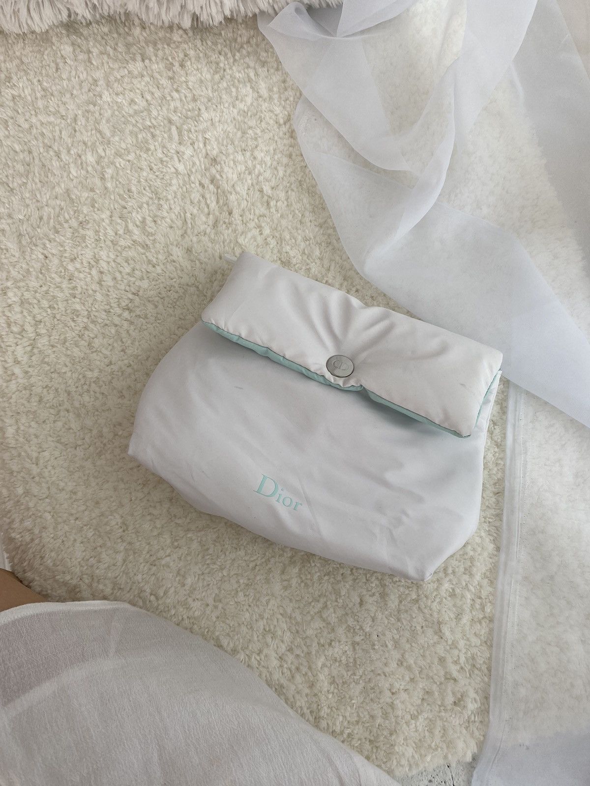 Dior DIOR MINT MONOGRAM COSMETIC BAG Size ONE SIZE - 2 Thumbnail