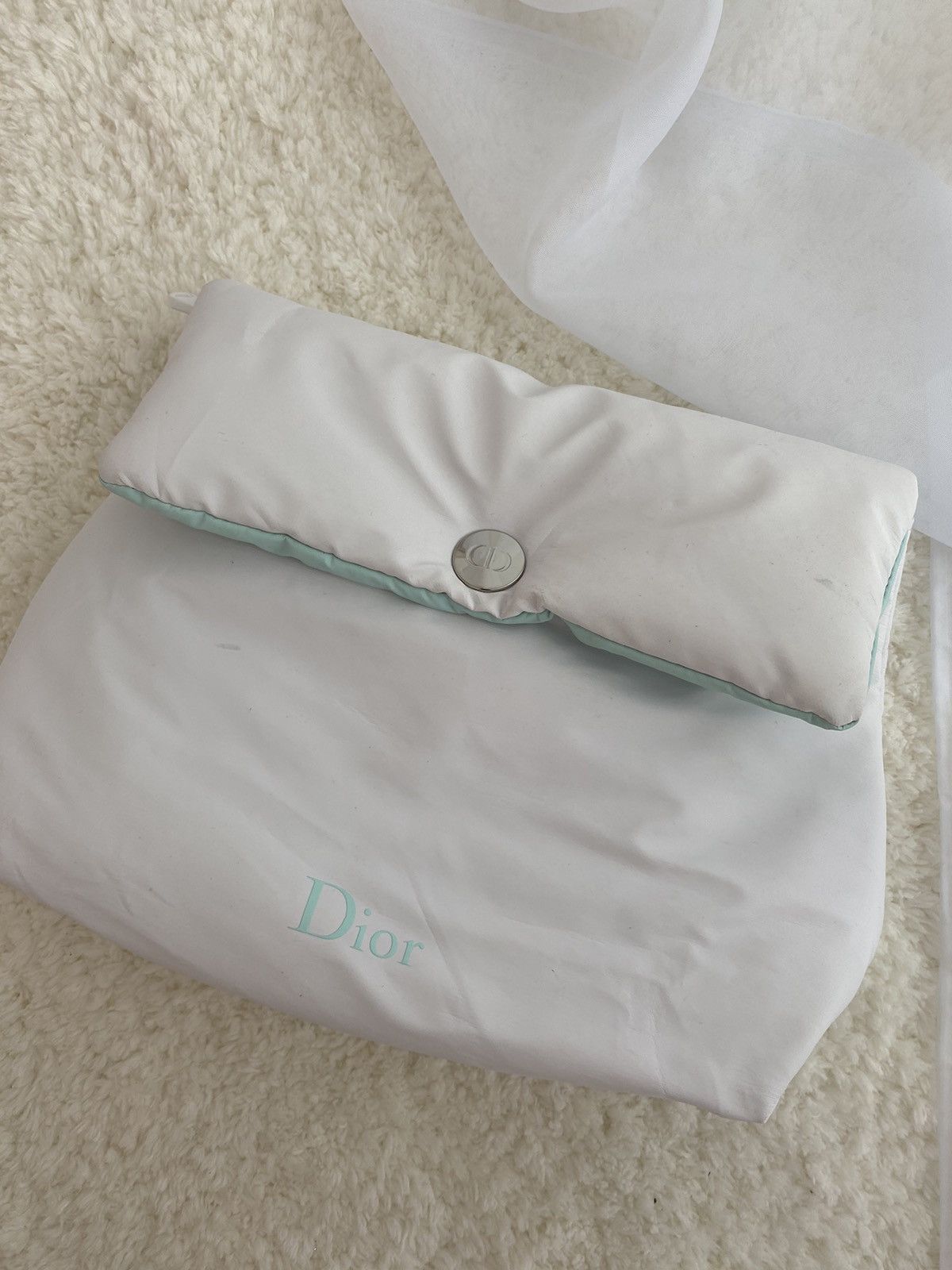 Dior DIOR MINT MONOGRAM COSMETIC BAG Size ONE SIZE - 3 Thumbnail