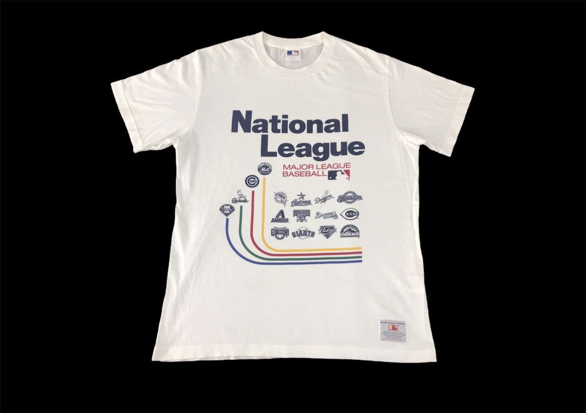 MLB × Vintage Vintage MLB National League All 30 Team Design Spell Out Size US L / EU 52-54 / 3 - 1 Thumbnail
