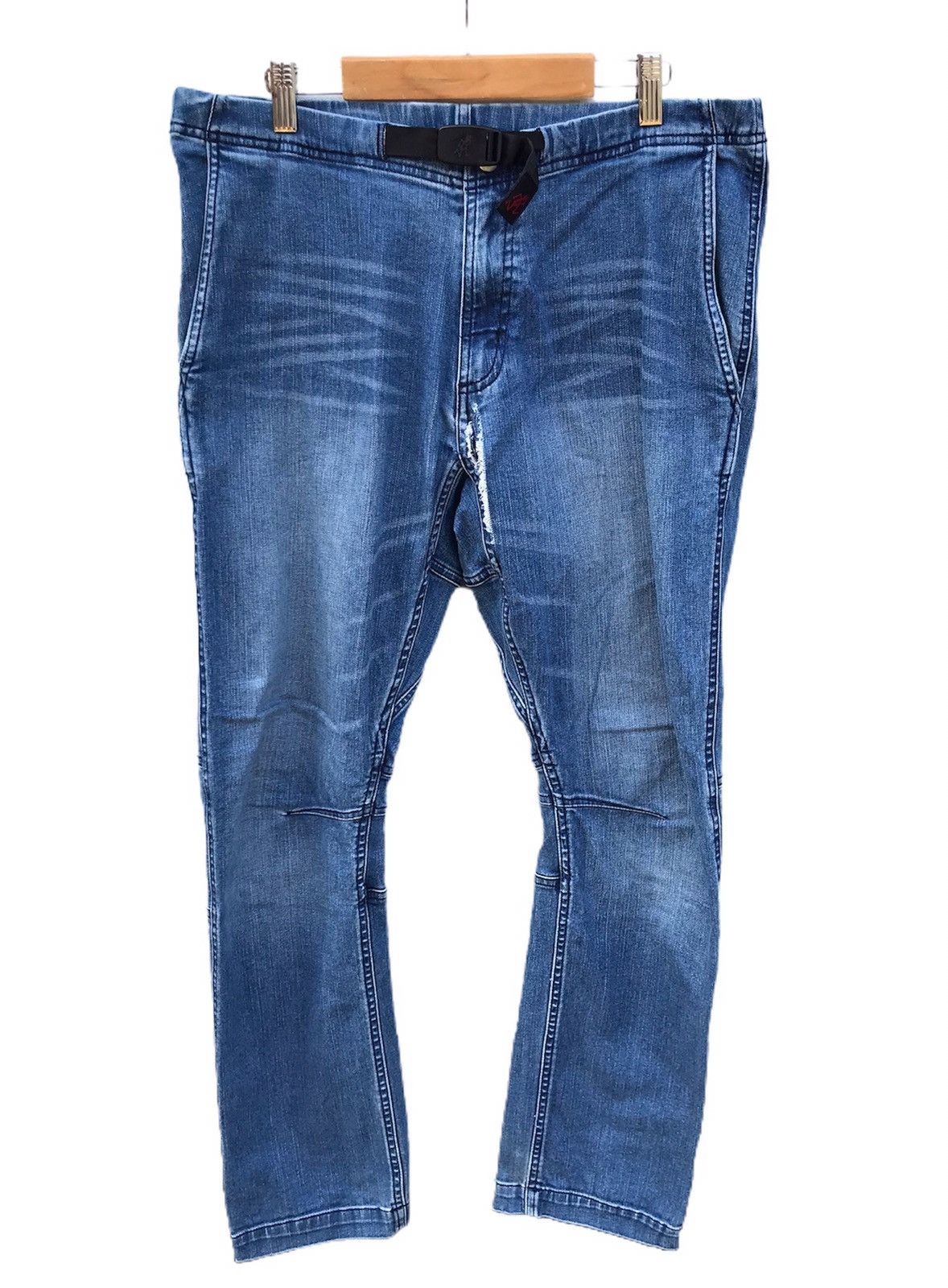 Gramicci 34x28 Gramicci sweatpants distressed light wash blue pants Size US 34 / EU 50 - 3 Thumbnail
