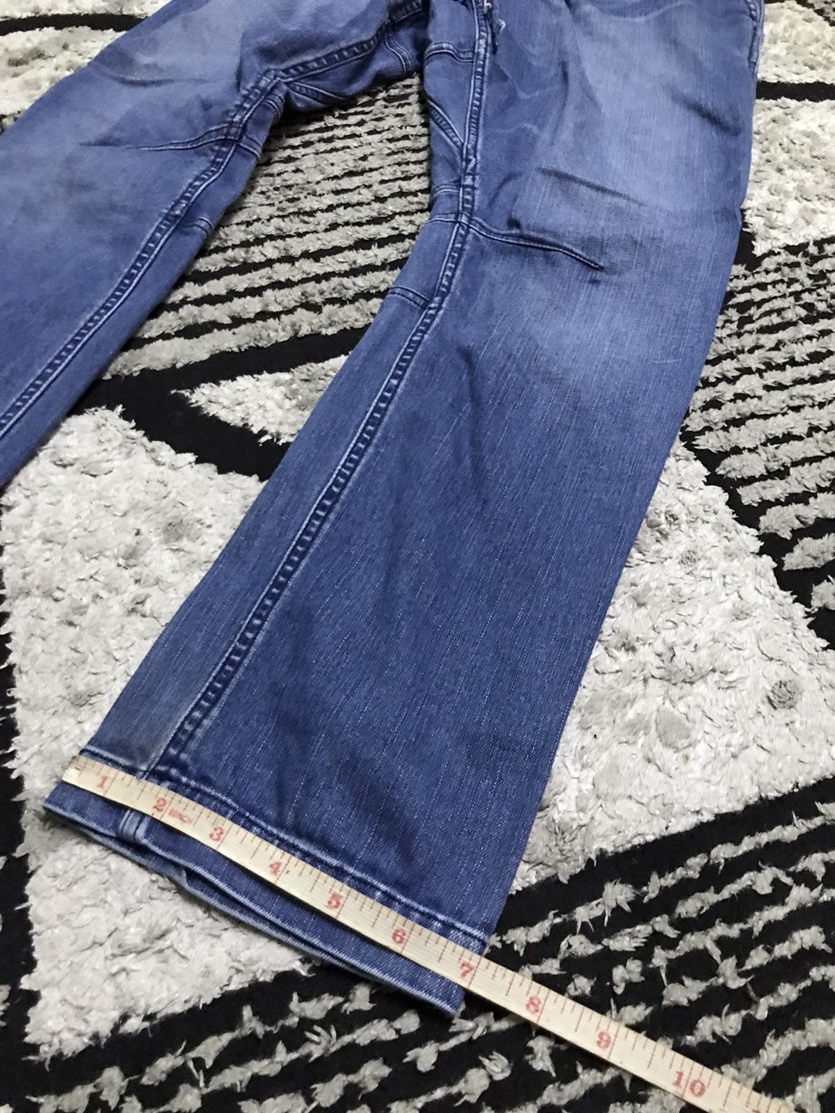Gramicci 34x28 Gramicci sweatpants distressed light wash blue pants Size US 34 / EU 50 - 8 Thumbnail