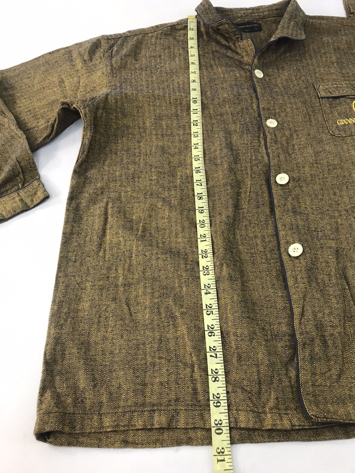 Gianni Valentino Gianni Valentino Italy Button Up Shirt Single Button Design Size US XL / EU 56 / 4 - 10 Thumbnail