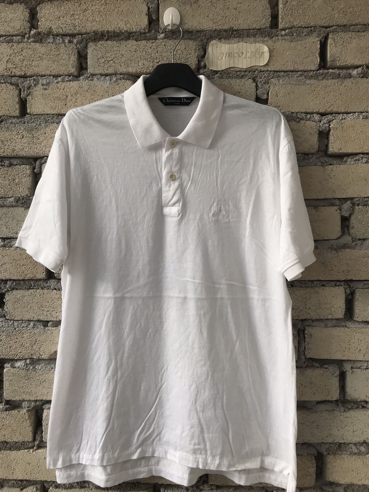 Christian Dior Monsieur × Designer Christian Dior Sport Polo T-shirt Simple Design Size US L / EU 52-54 / 3 - 1 Thumbnail