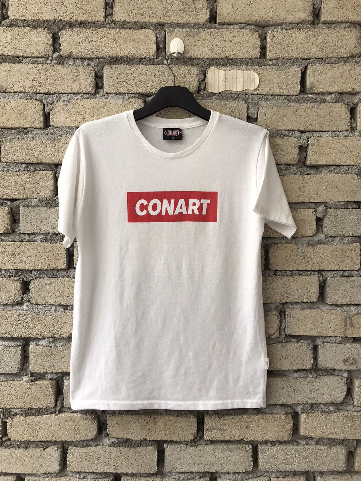 Rap Tees × Vintage Conart Tee Box Logo Spell Out Rap Tees Hip Hop Size US M / EU 48-50 / 2 - 1 Thumbnail