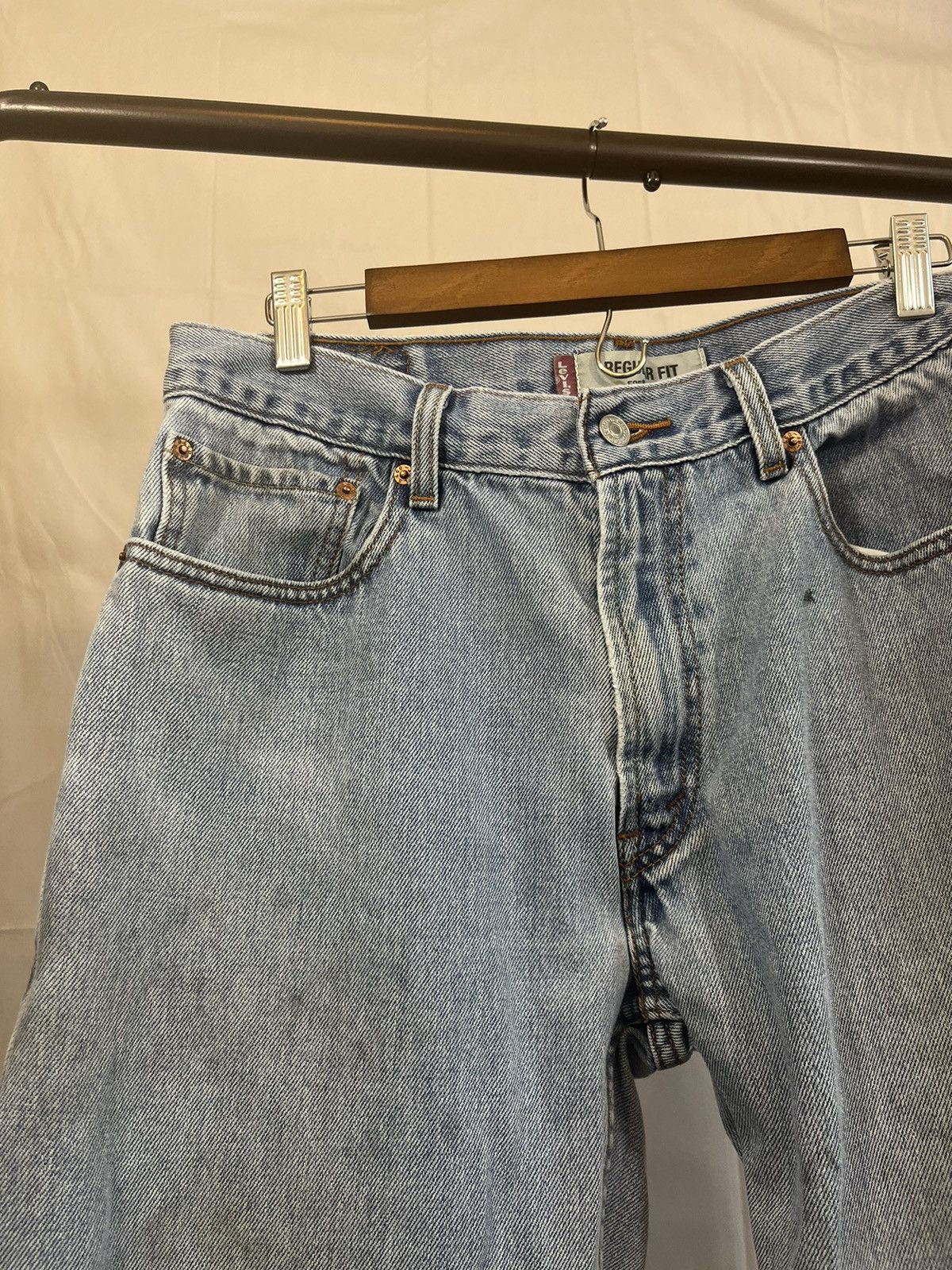 Levi's Levi 505 Faded Released Hem Grunge Jeans Size US 34 / EU 50 - 8 Thumbnail