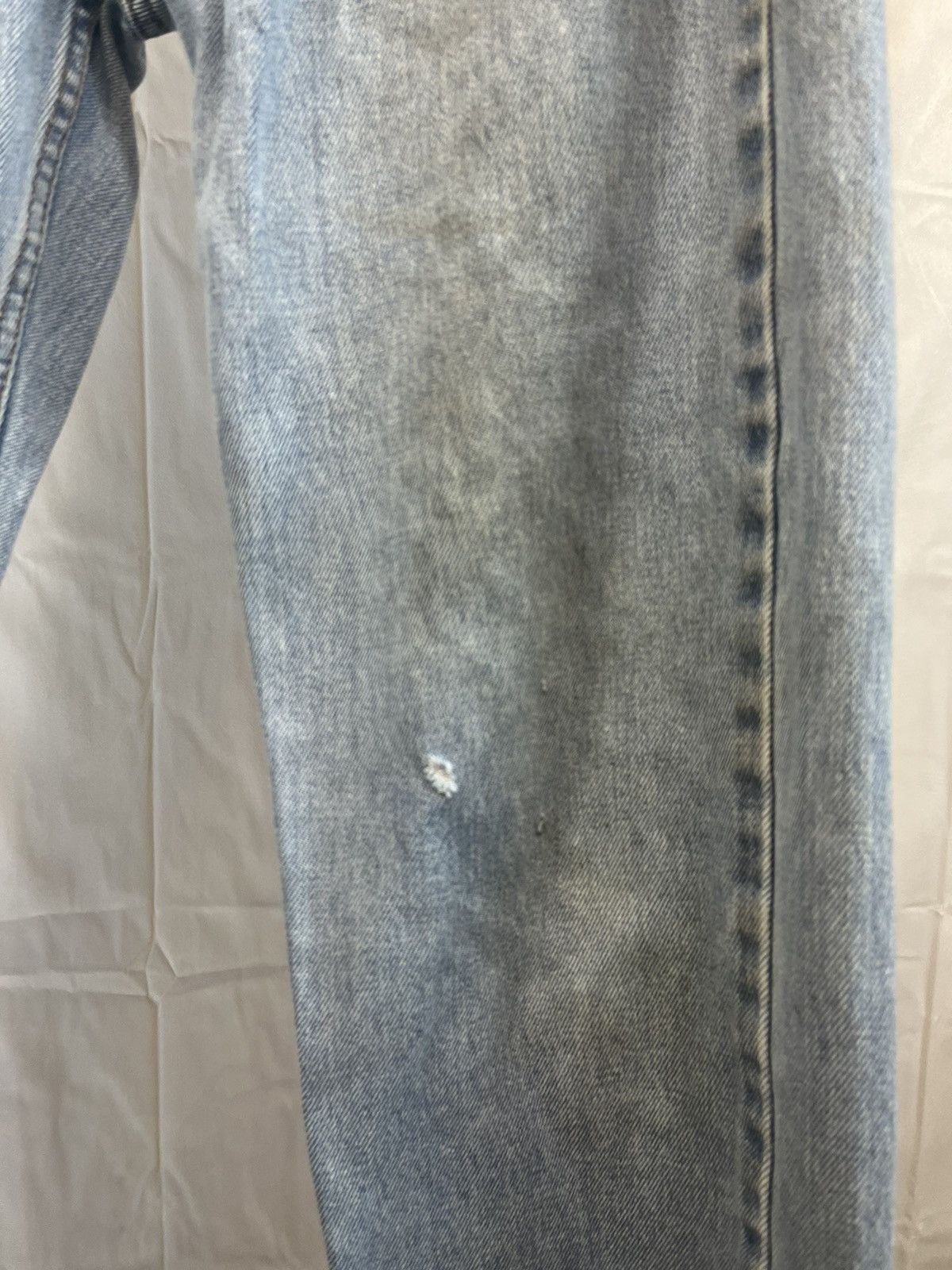 Levi's Levi 505 Faded Released Hem Grunge Jeans Size US 34 / EU 50 - 5 Thumbnail