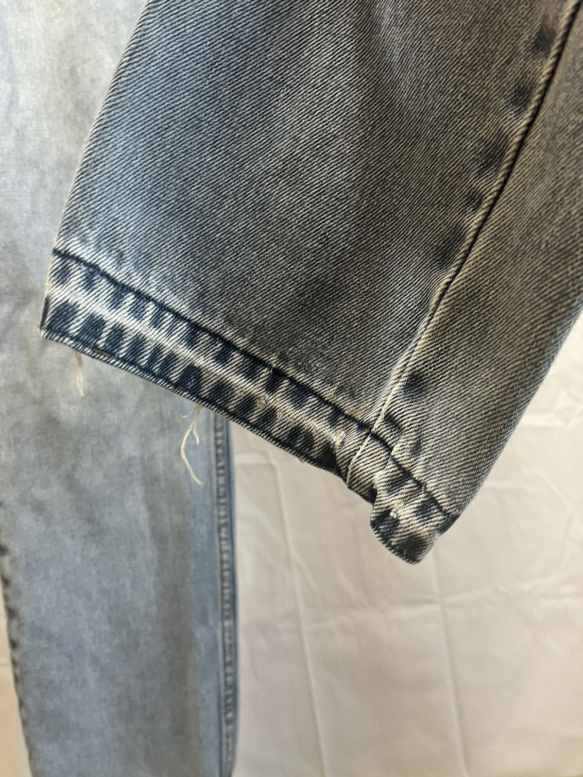 Levi's Levi 505 Faded Released Hem Grunge Jeans Size US 34 / EU 50 - 6 Thumbnail