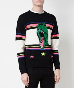 Saint Laurent Paris Dinosaur Sweater | Grailed