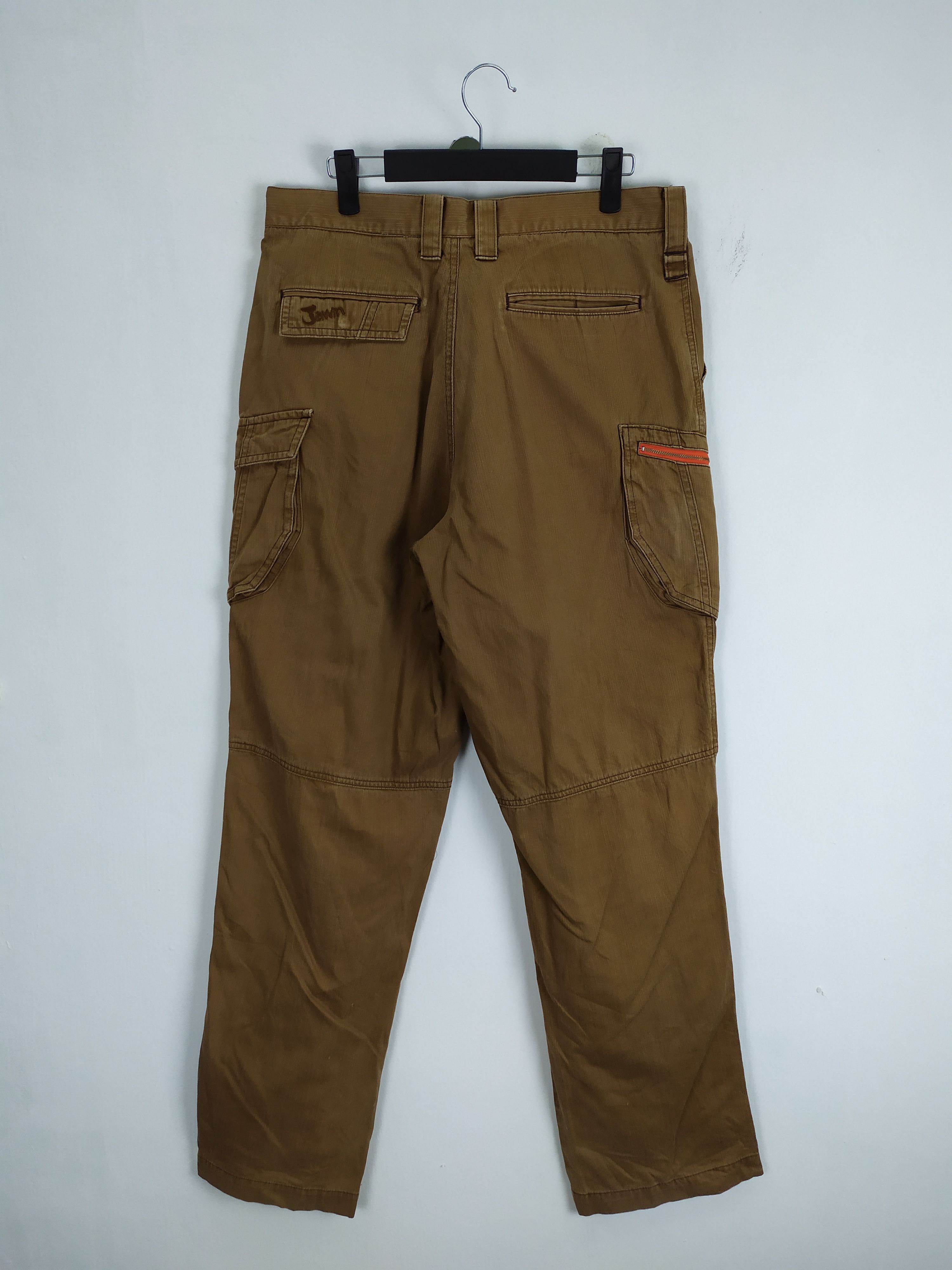 image of Heritage Baggy Cargo Pants Multipocket Tactical in Brown, Men's (Size 33)