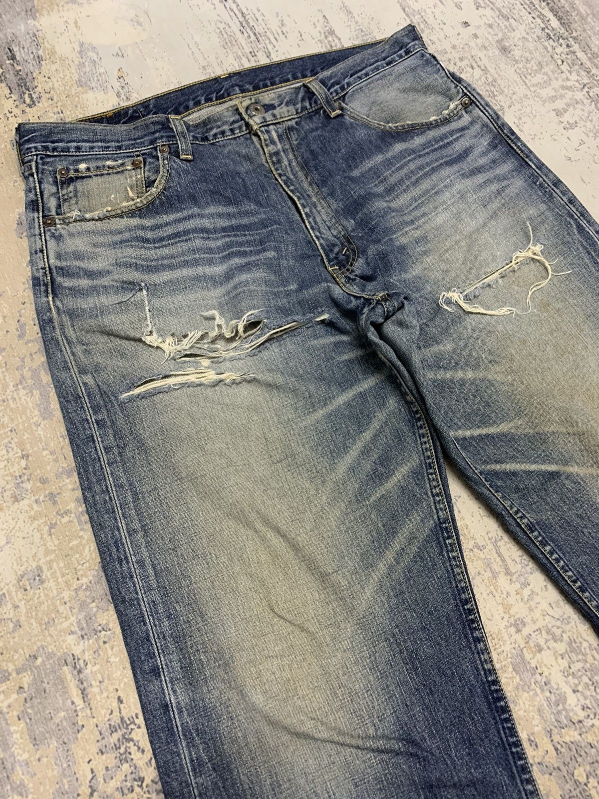 Levi's Vintage Levis 503 Rusty Distressed Denim Jeans 36x30 Size US 36 / EU 52 - 2 Thumbnail