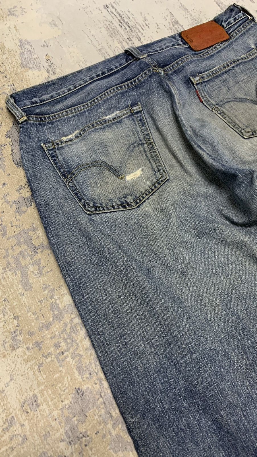 Levi's Vintage Levis 503 Rusty Distressed Denim Jeans 36x30 Size US 36 / EU 52 - 12 Thumbnail
