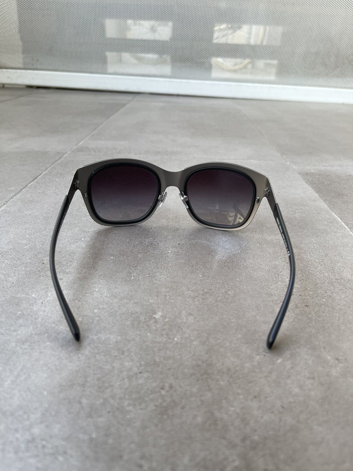 Armani × Emporio Armani × Giorgio Armani Giorgio Armani AR6010 3032/8G Black Silver Sunglasses Size ONE SIZE - 6 Thumbnail