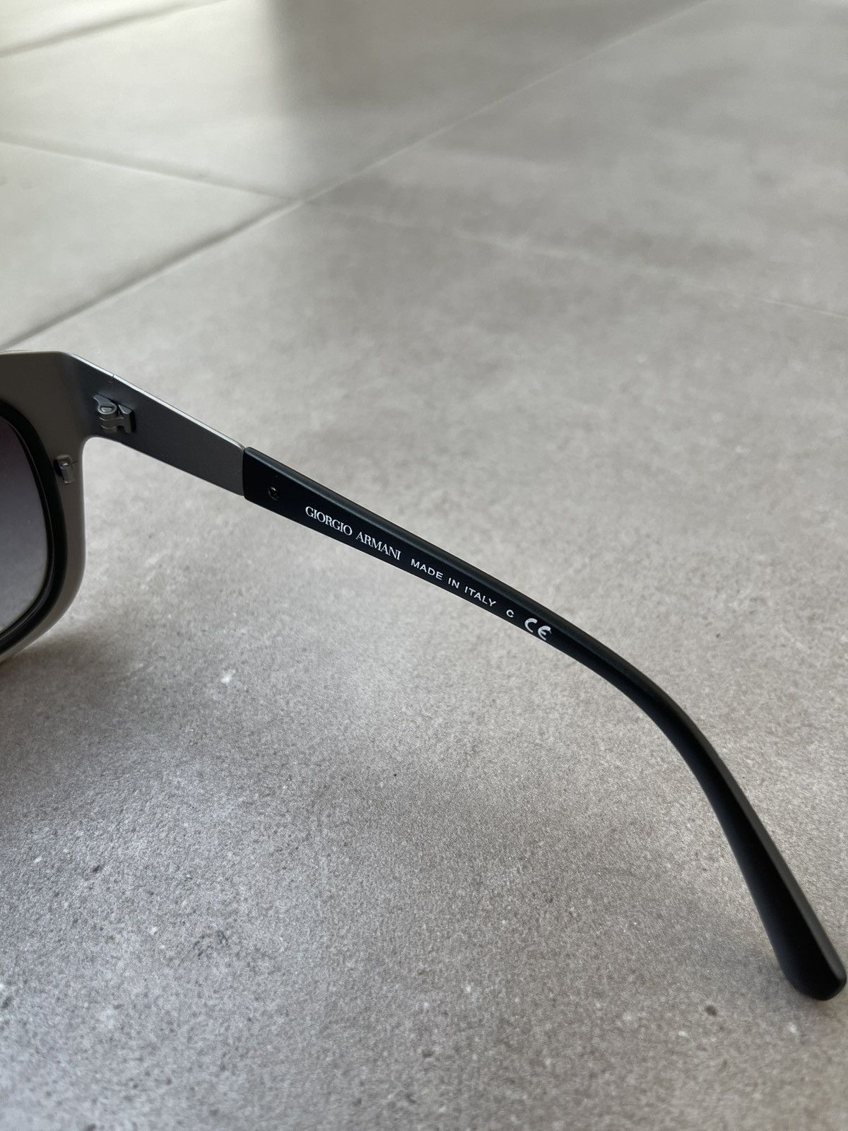 Armani × Emporio Armani × Giorgio Armani Giorgio Armani AR6010 3032/8G Black Silver Sunglasses Size ONE SIZE - 7 Thumbnail