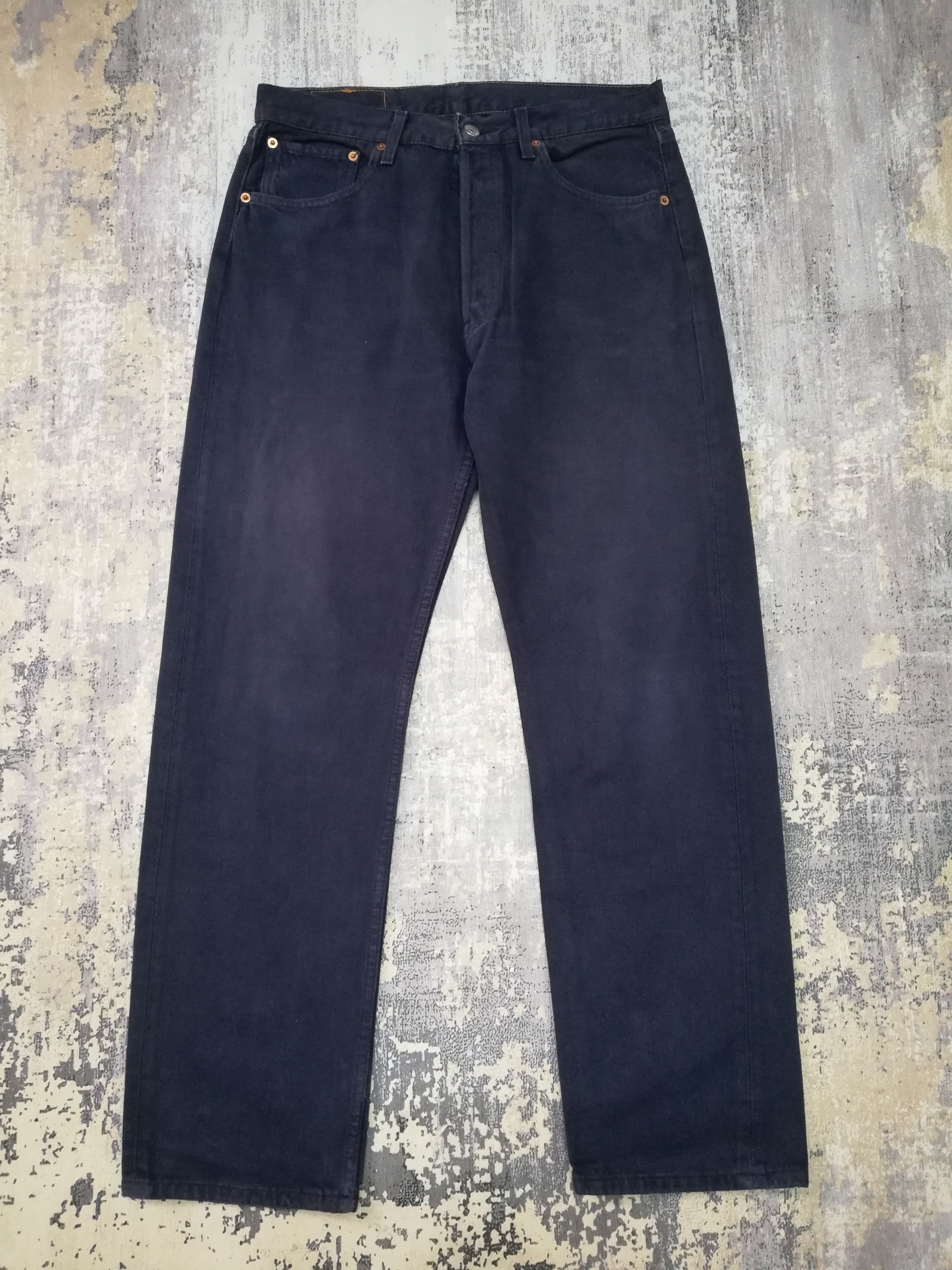 Levi's Vintage 90s Levi's 501 Black Wash Jeans W32x30 Size US 33 - 1 Thumbnail