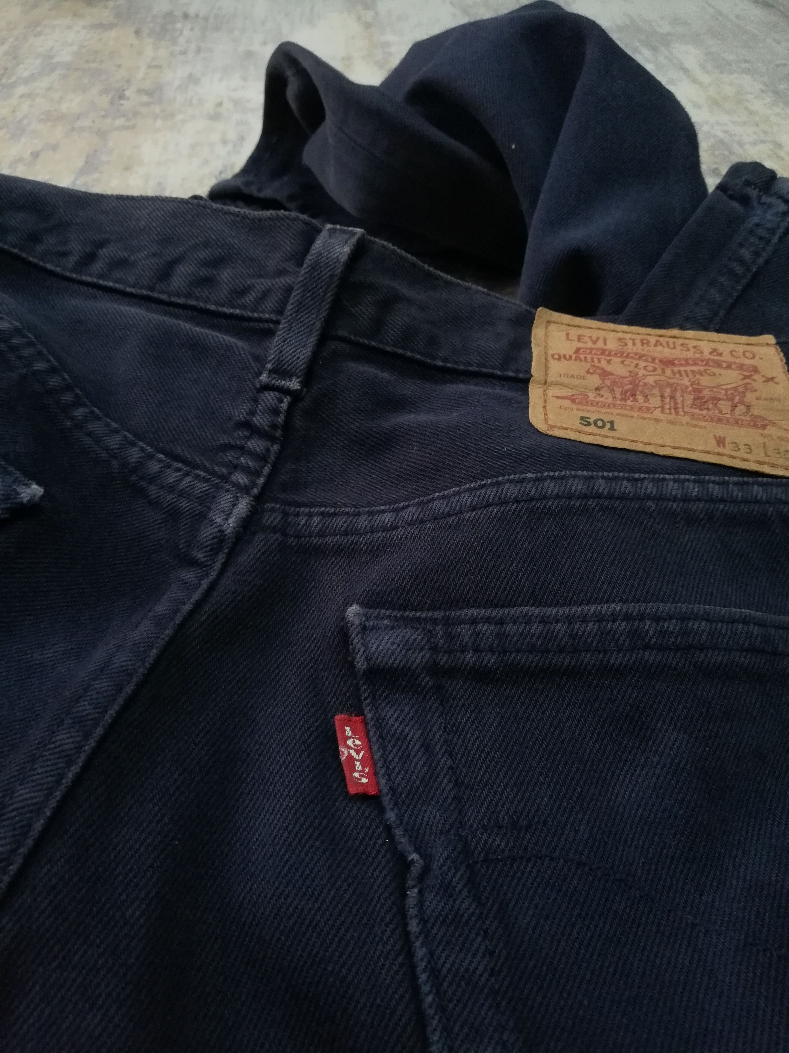Levi's Vintage 90s Levi's 501 Black Wash Jeans W32x30 Size US 33 - 8 Thumbnail