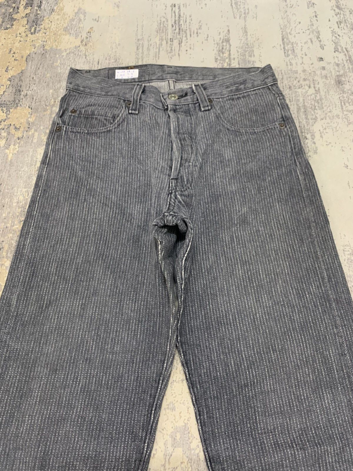 Levi's Vtg 80s Levi’s 501 Single R Made In USA Denim Jeans 27x32 Size US 27 - 3 Thumbnail