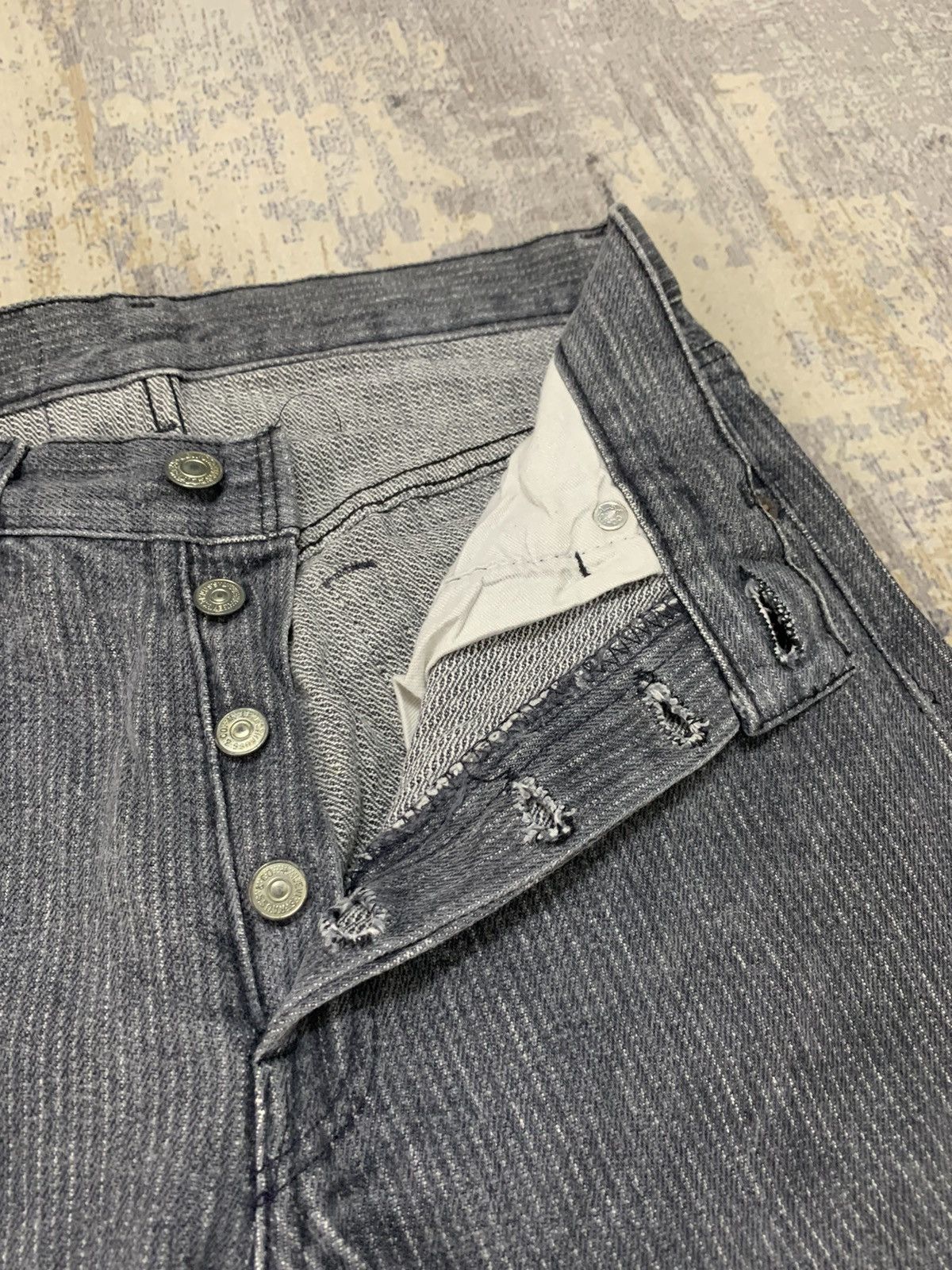 Levi's Vtg 80s Levi’s 501 Single R Made In USA Denim Jeans 27x32 Size US 27 - 4 Thumbnail