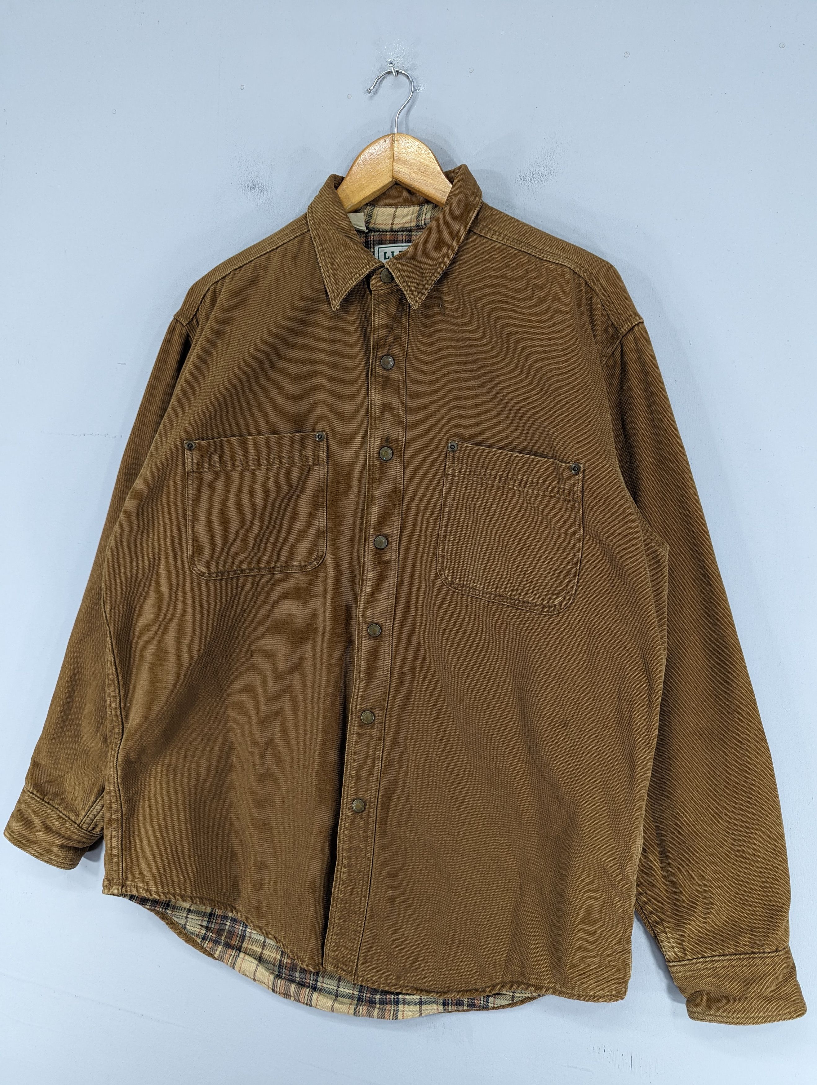 L.L. Bean 🔥RARE🔥Vintage L.L Bean Snap Button Shirt Jacket Size US L / EU 52-54 / 3 - 3 Thumbnail