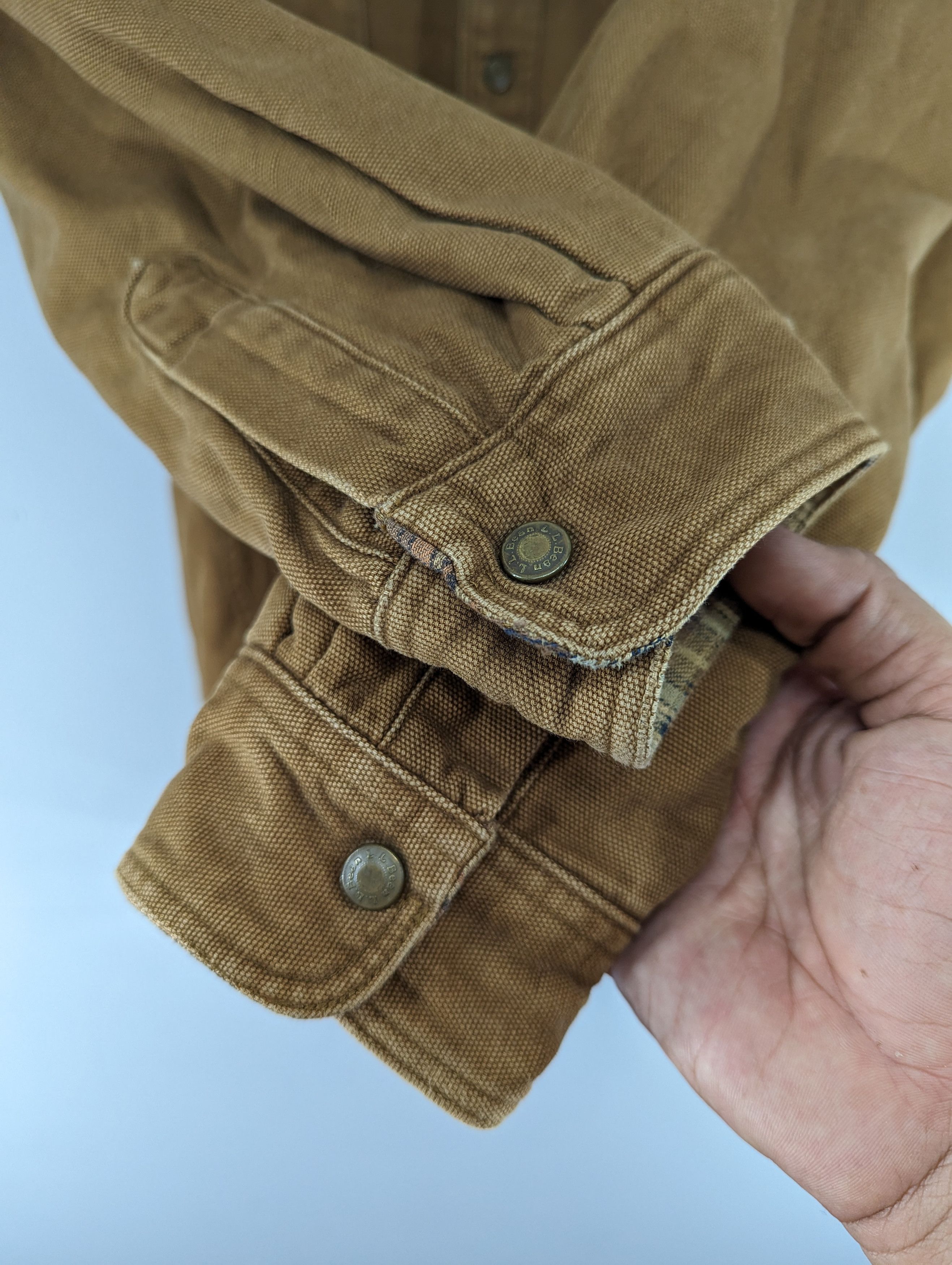 L.L. Bean 🔥RARE🔥Vintage L.L Bean Snap Button Shirt Jacket Size US L / EU 52-54 / 3 - 5 Thumbnail