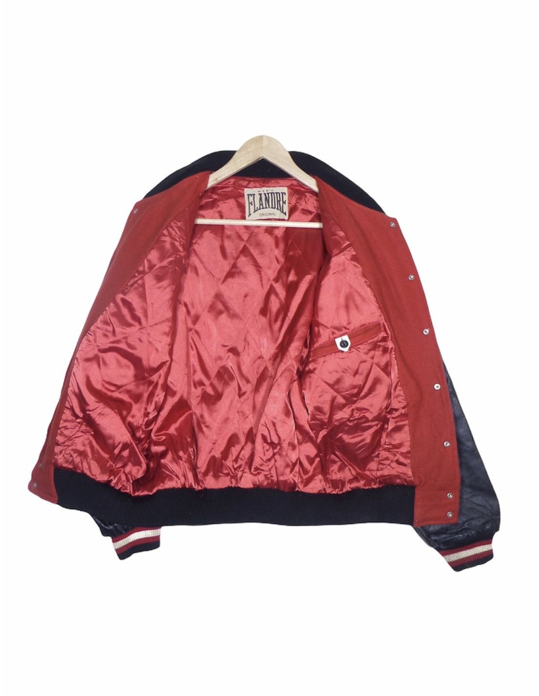 Other Vintage varsity jacket Designer Men Flandre japanese brand Size US L / EU 52-54 / 3 - 4 Thumbnail