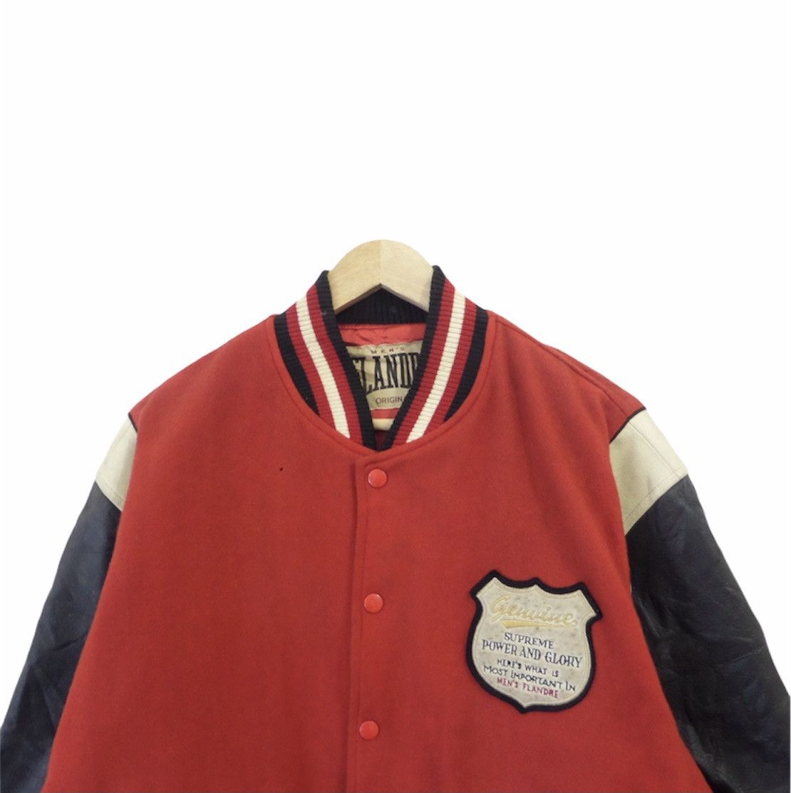 Other Vintage varsity jacket Designer Men Flandre japanese brand Size US L / EU 52-54 / 3 - 5 Thumbnail