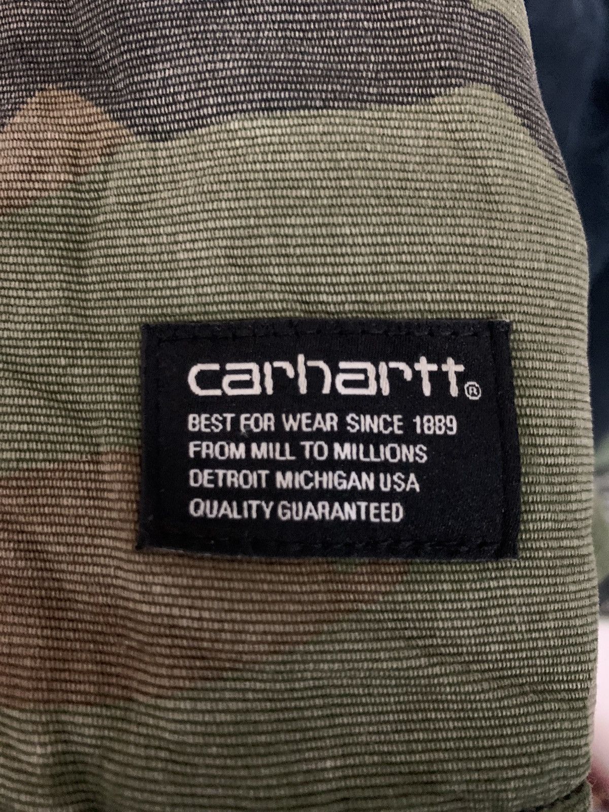 Carhartt Distressed Carhartt WIP Sheffield Camo Sherpa Jacket Size US S / EU 44-46 / 1 - 13 Thumbnail