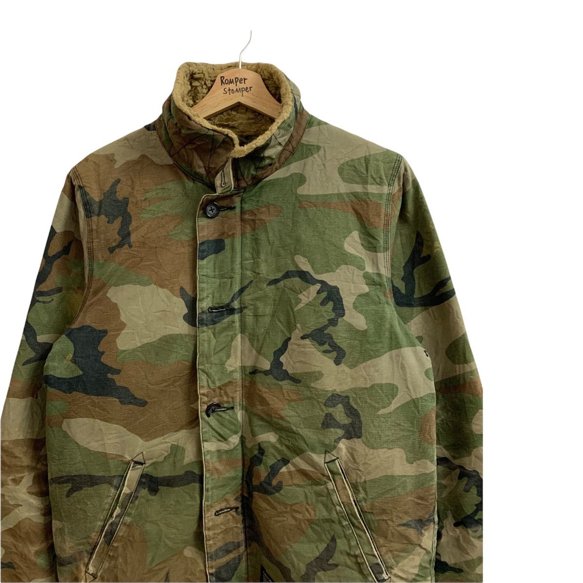 Carhartt Distressed Carhartt WIP Sheffield Camo Sherpa Jacket Size US S / EU 44-46 / 1 - 3 Thumbnail