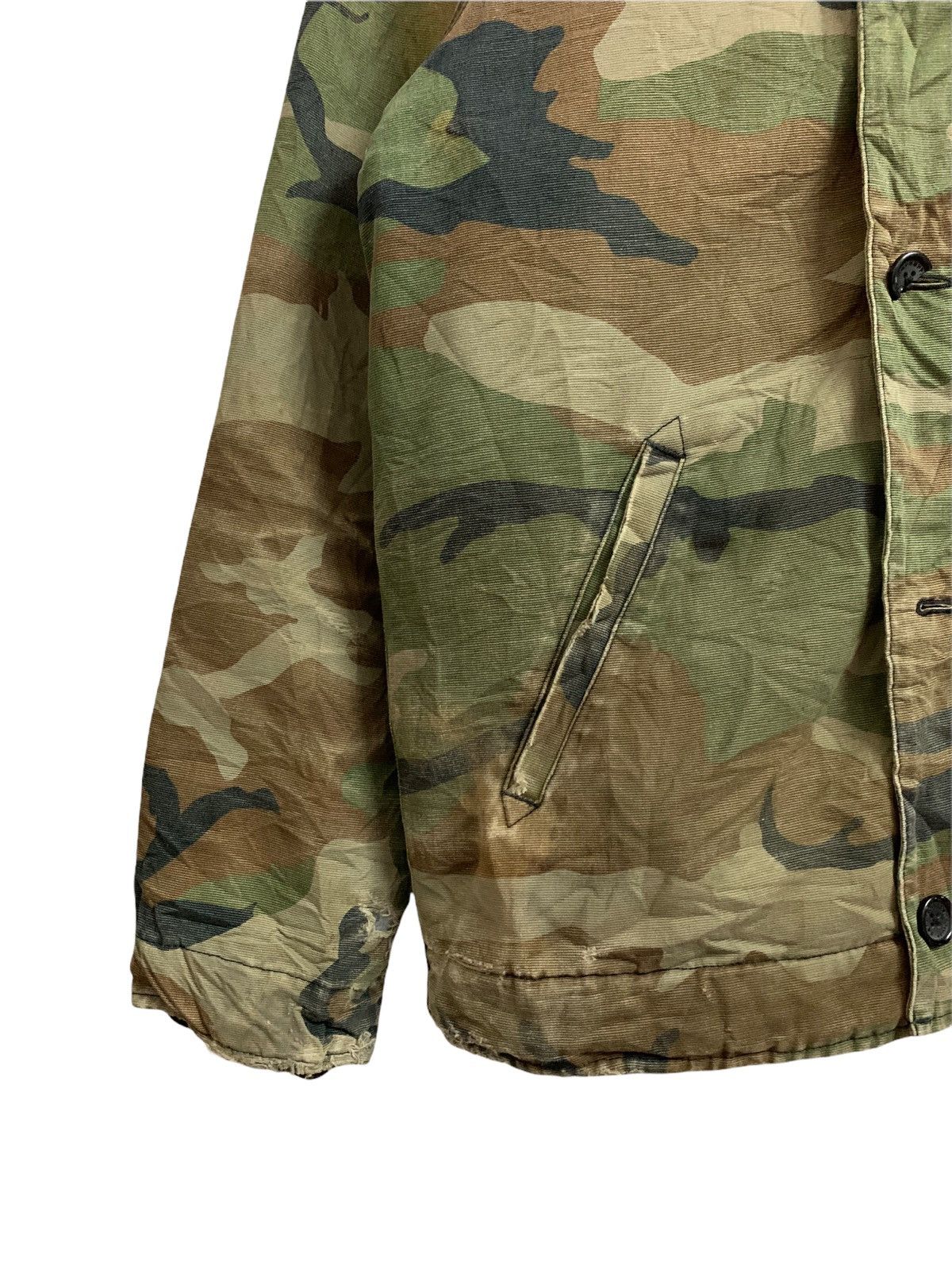 Carhartt Distressed Carhartt WIP Sheffield Camo Sherpa Jacket Size US S / EU 44-46 / 1 - 5 Thumbnail