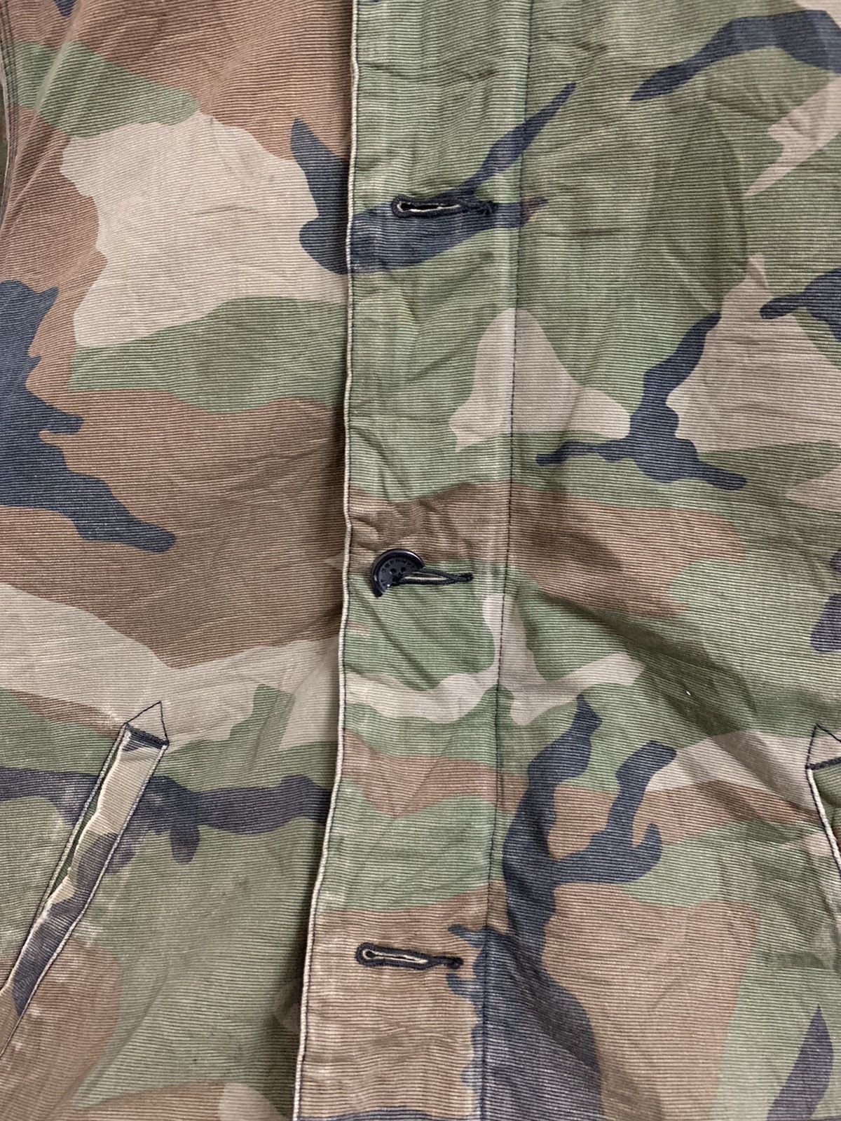 Carhartt Distressed Carhartt WIP Sheffield Camo Sherpa Jacket Size US S / EU 44-46 / 1 - 14 Thumbnail