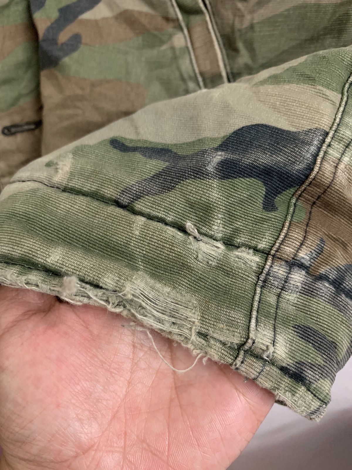 Carhartt Distressed Carhartt WIP Sheffield Camo Sherpa Jacket Size US S / EU 44-46 / 1 - 19 Thumbnail