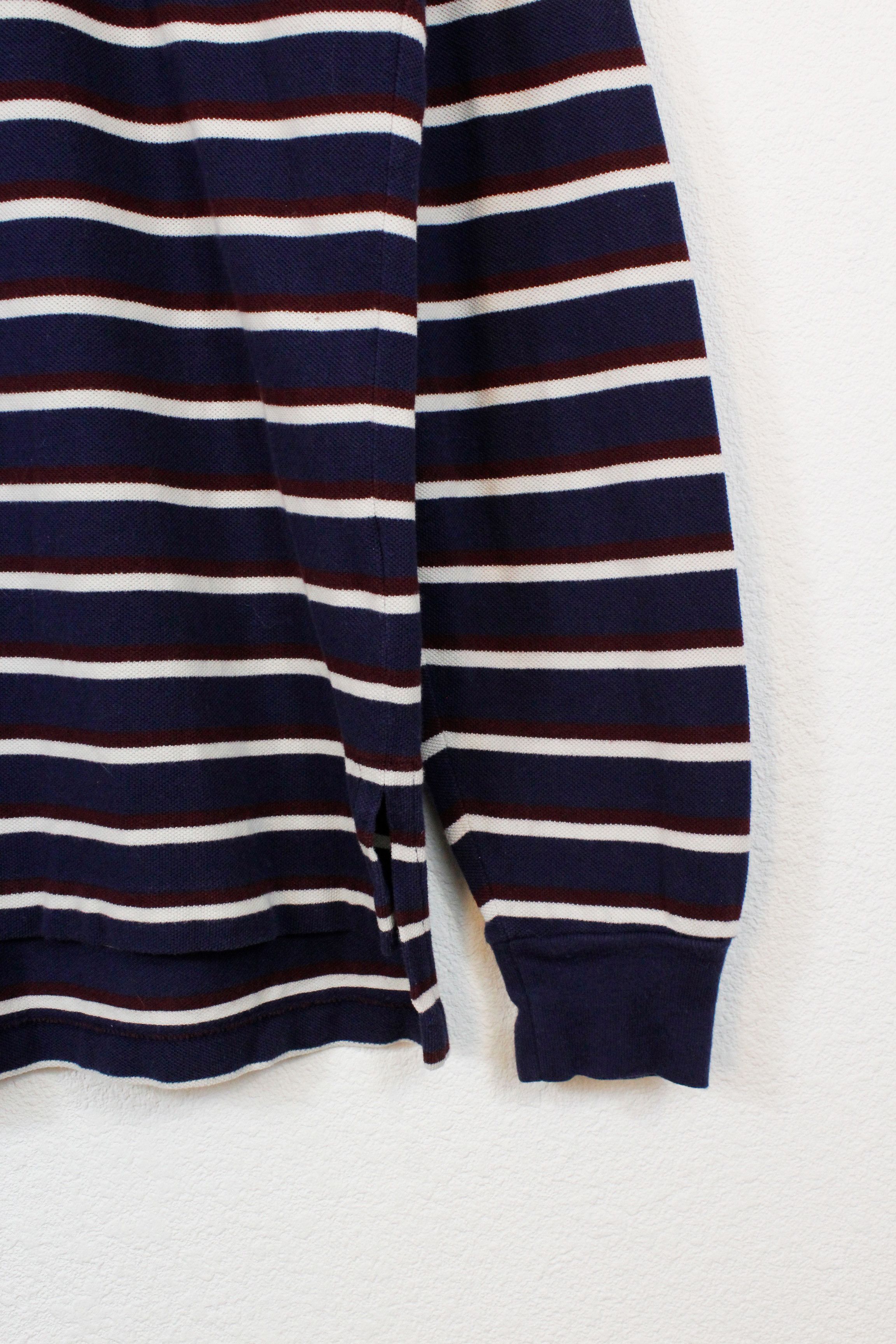 Polo Ralph Lauren × Ralph Lauren × Rugby Ralph Lauren Vintage Polo Ralph Lauren Pony Logo Striped Rugby Polo Shirt Size US S / EU 44-46 / 1 - 3 Thumbnail