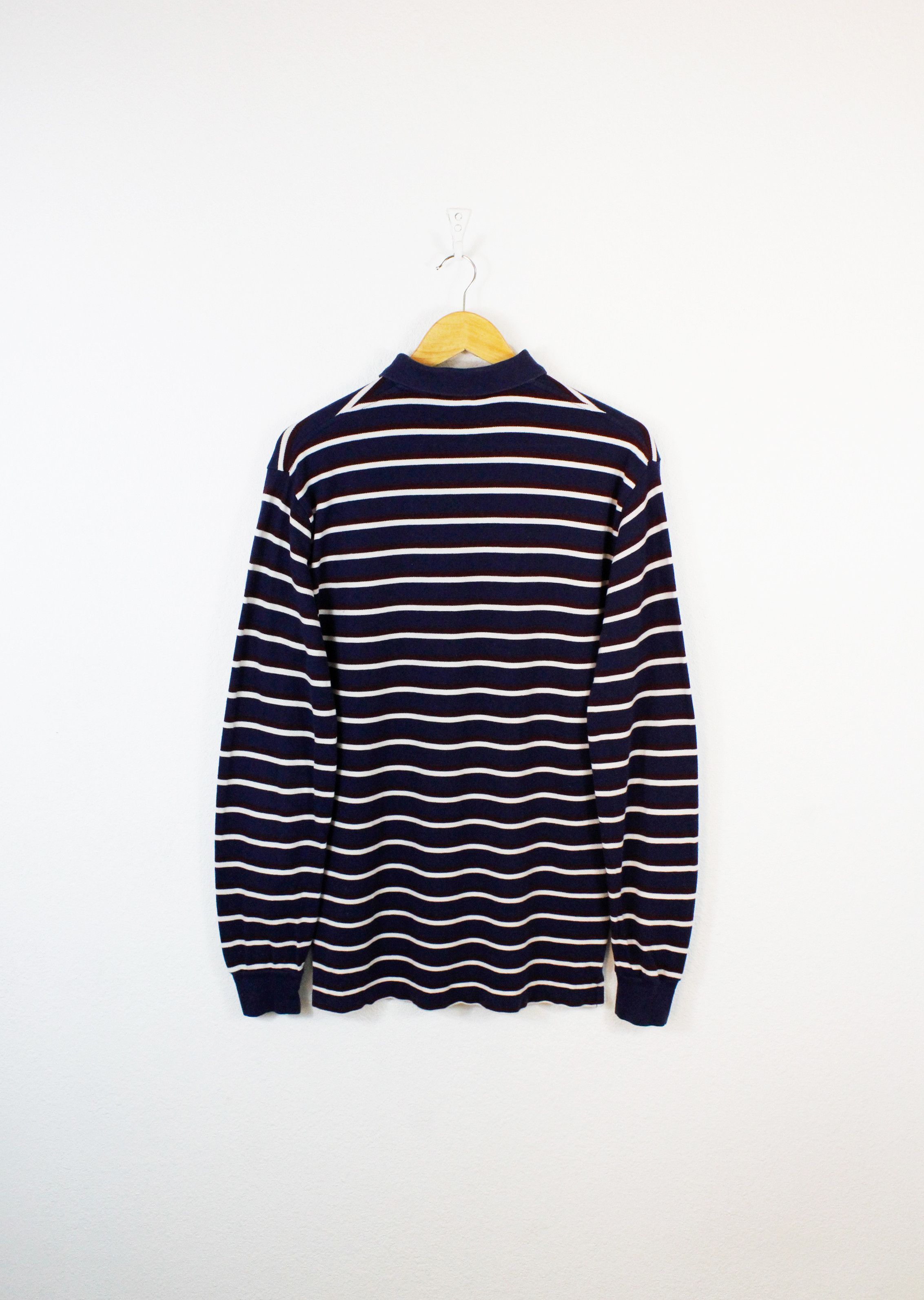 Polo Ralph Lauren × Ralph Lauren × Rugby Ralph Lauren Vintage Polo Ralph Lauren Pony Logo Striped Rugby Polo Shirt Size US S / EU 44-46 / 1 - 4 Thumbnail