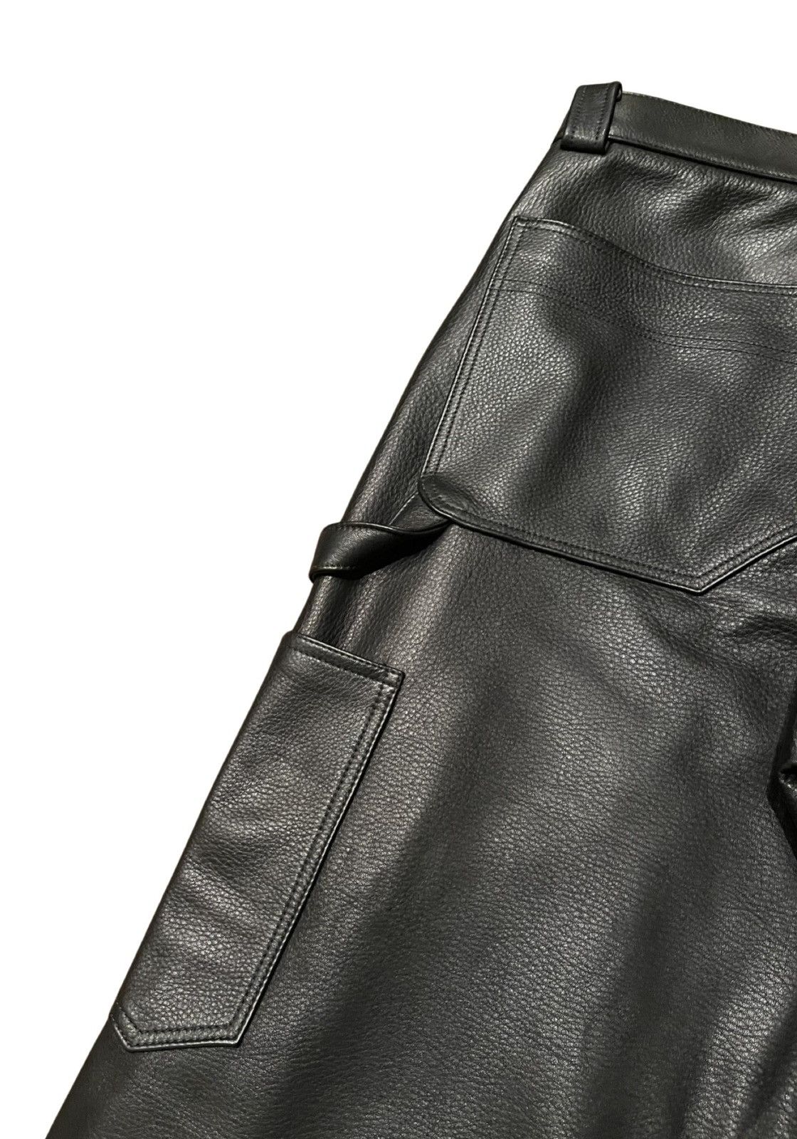 Chrome Hearts Leather Fleur Knee Carpenter Pants Size US 32 / EU 48 - 15 Thumbnail