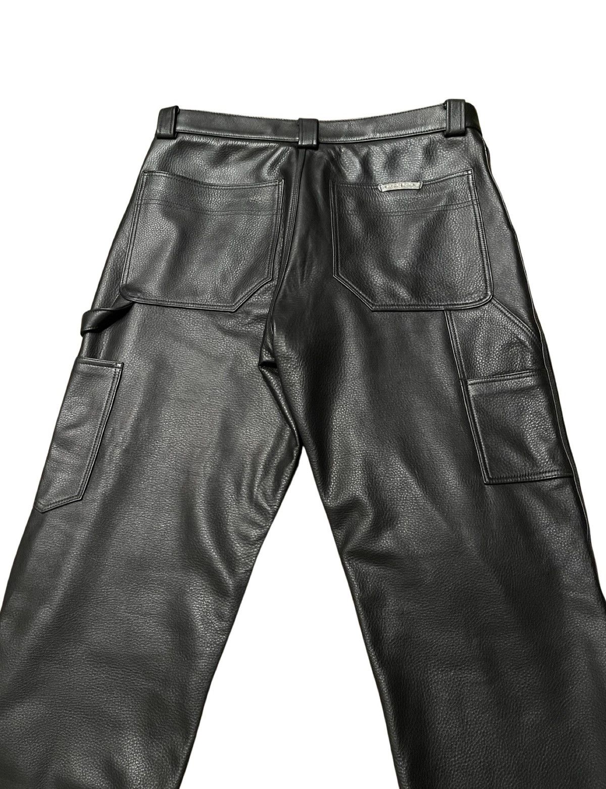 Chrome Hearts Leather Fleur Knee Carpenter Pants Size US 32 / EU 48 - 14 Thumbnail