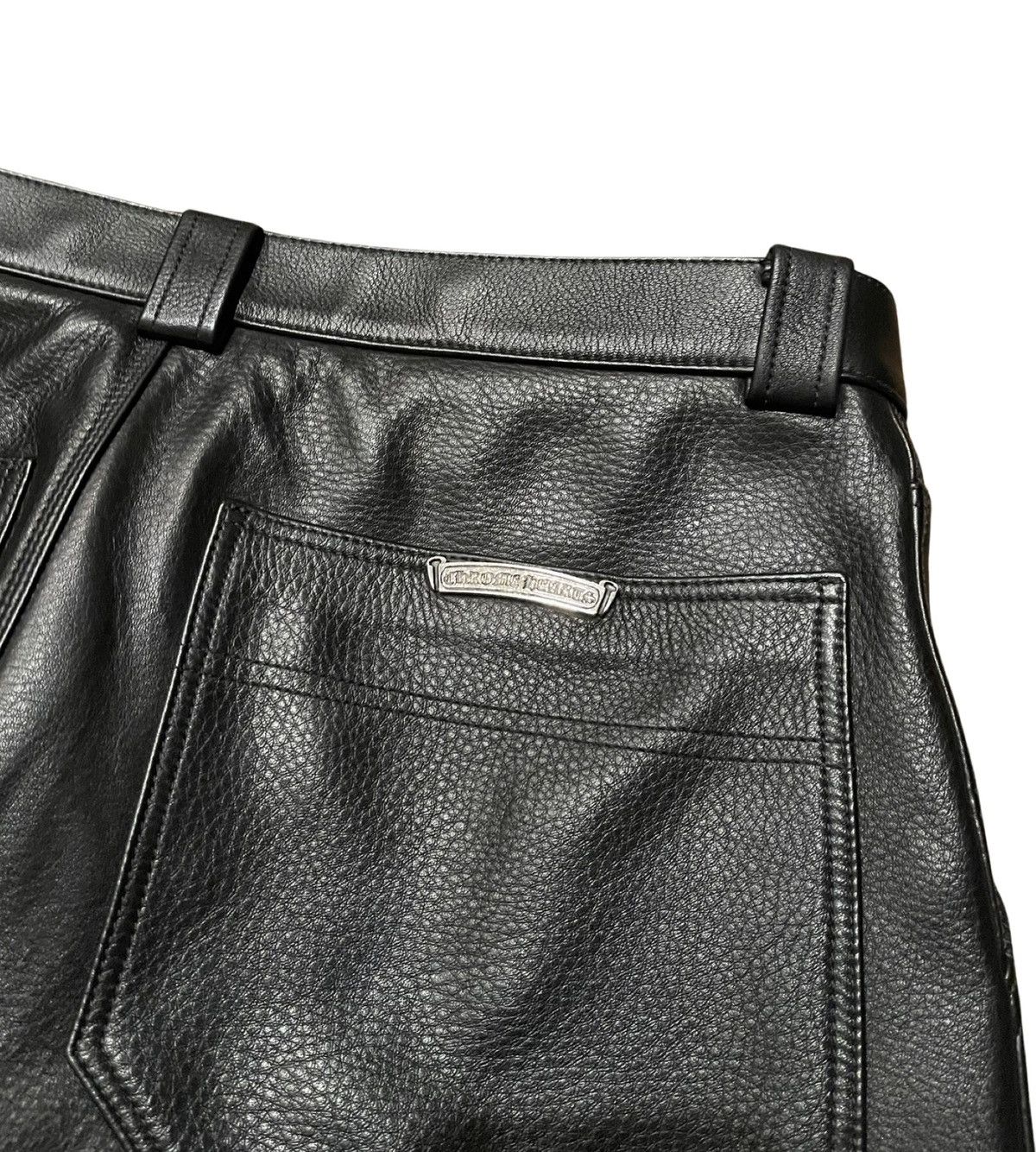 Chrome Hearts Leather Fleur Knee Carpenter Pants Size US 32 / EU 48 - 17 Thumbnail