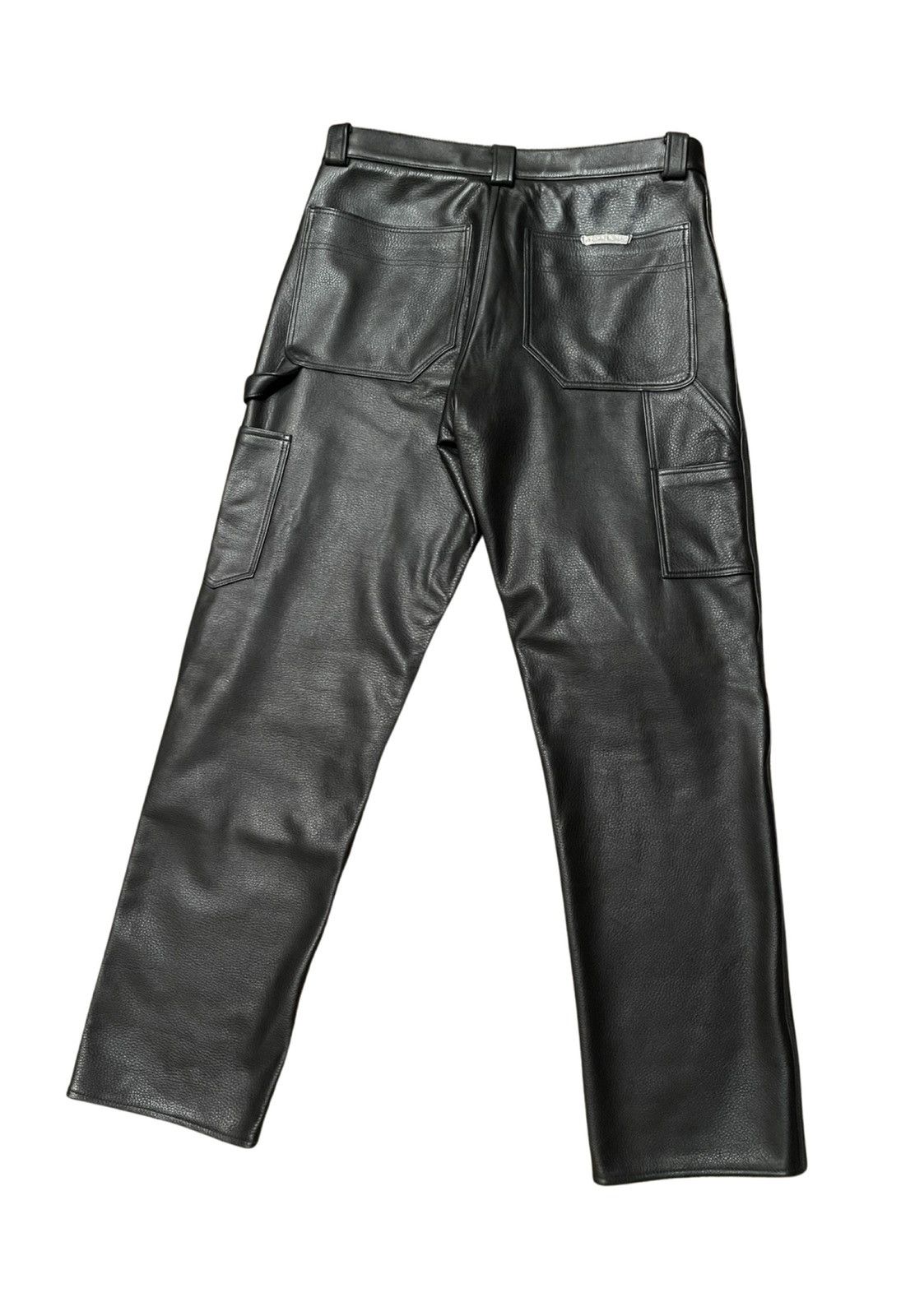 Chrome Hearts Leather Fleur Knee Carpenter Pants Size US 32 / EU 48 - 12 Thumbnail