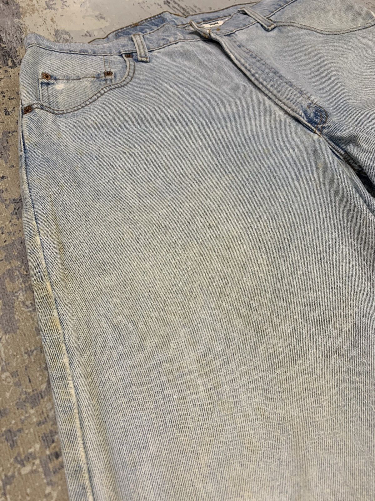 Levi's VTG 90s Levi's 560 Loose Fit Tapered Leg Jeans Made In USA Size US 35 - 8 Thumbnail