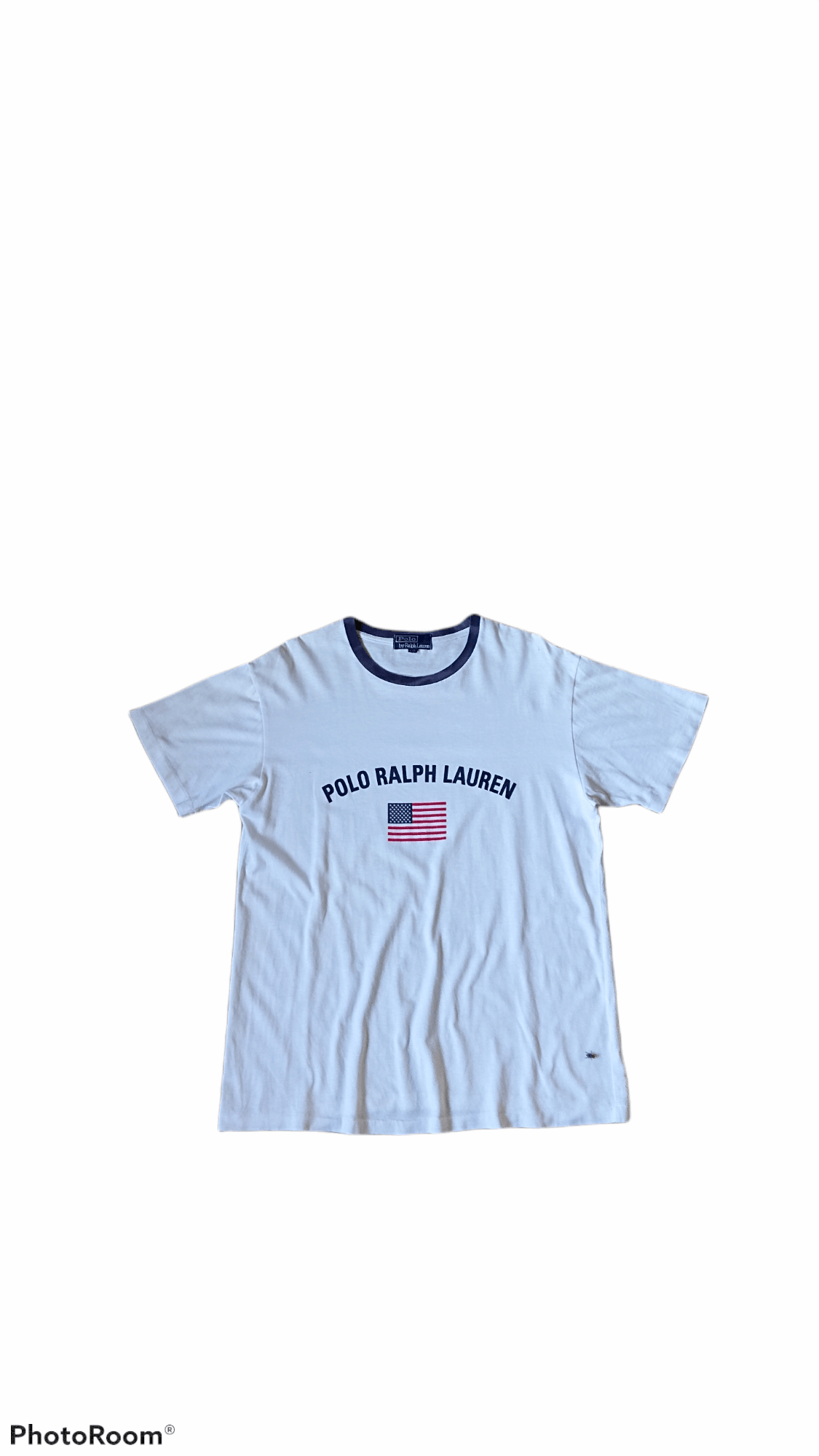 Polo Ralph Lauren × Ralph Lauren × Vintage VINTAGE 90S POLO RALPH LAUREN USA FLAG TEES Size US M / EU 48-50 / 2 - 2 Thumbnail