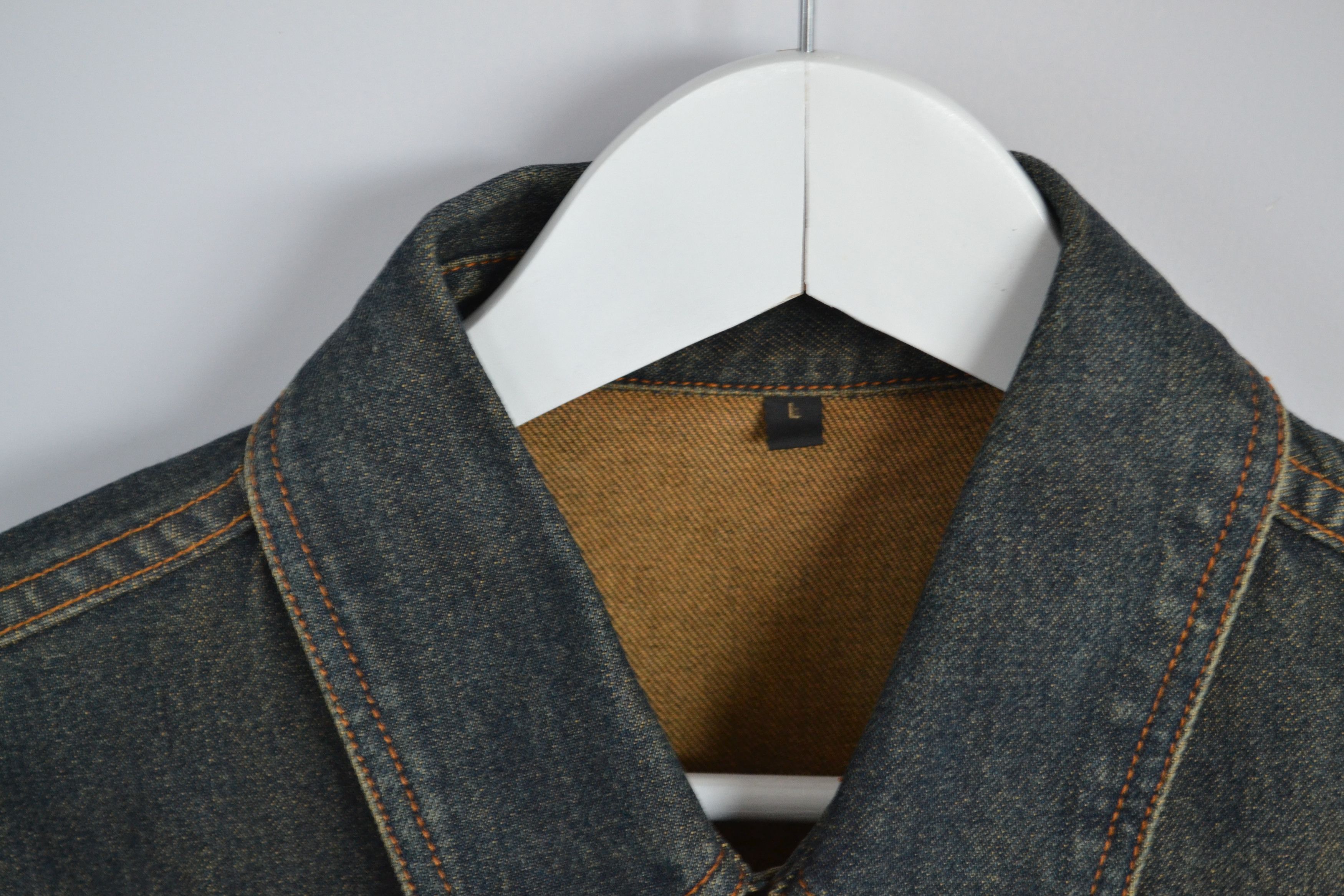 📌 Roberto Cavalli Jacket Denim Vintage Jeans Face Print