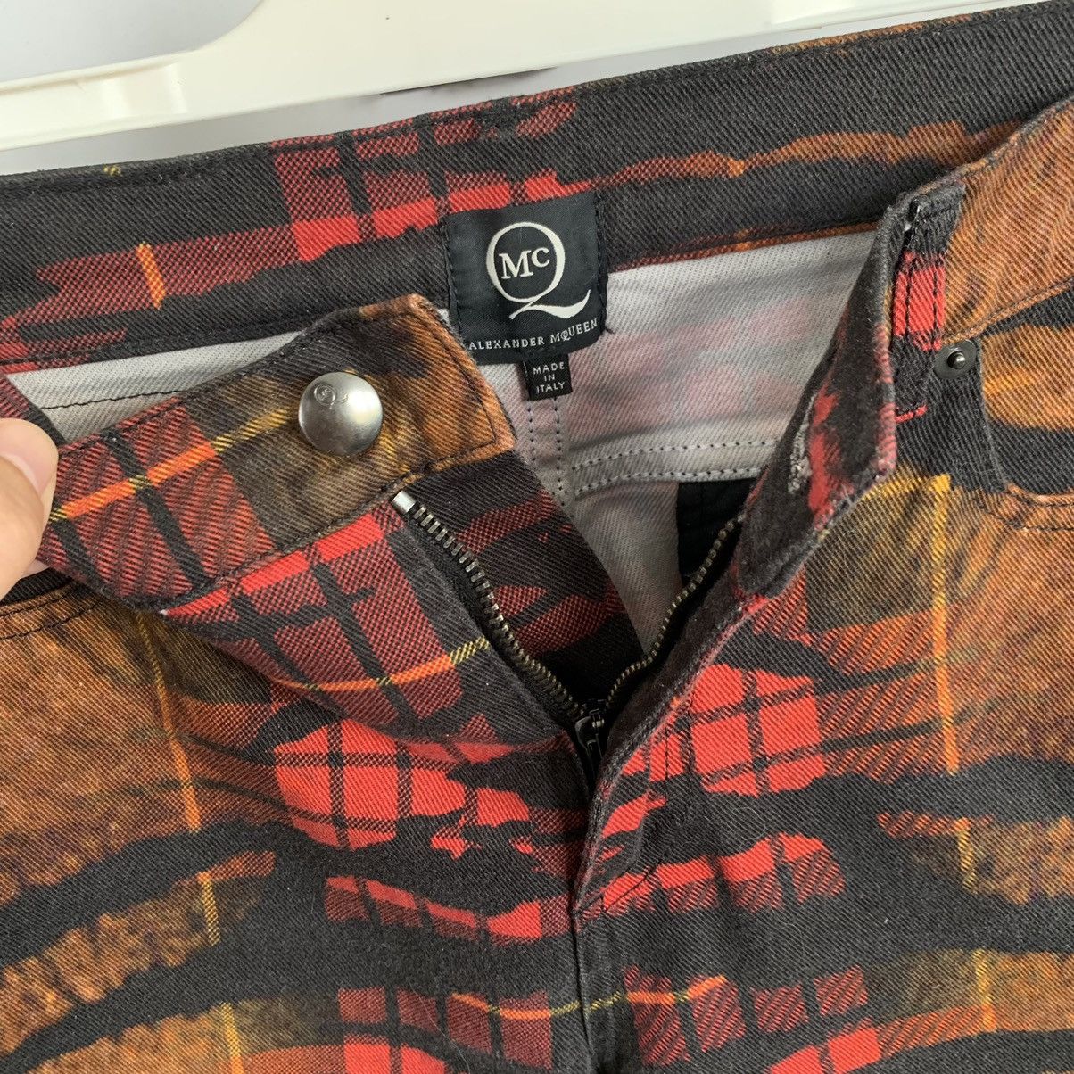Alexander McQueen Alexander McQueen Pants Trousers Tiger Print Tartan Check Size US 28 / EU 44 - 4 Thumbnail