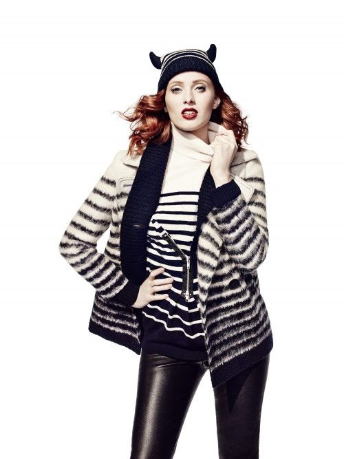 Jean Paul Gaultier Jean Paul Gaultier Sweater Striped Jumper Zip Lindex Blue Size M / US 6-8 / IT 42-44 - 6 Thumbnail