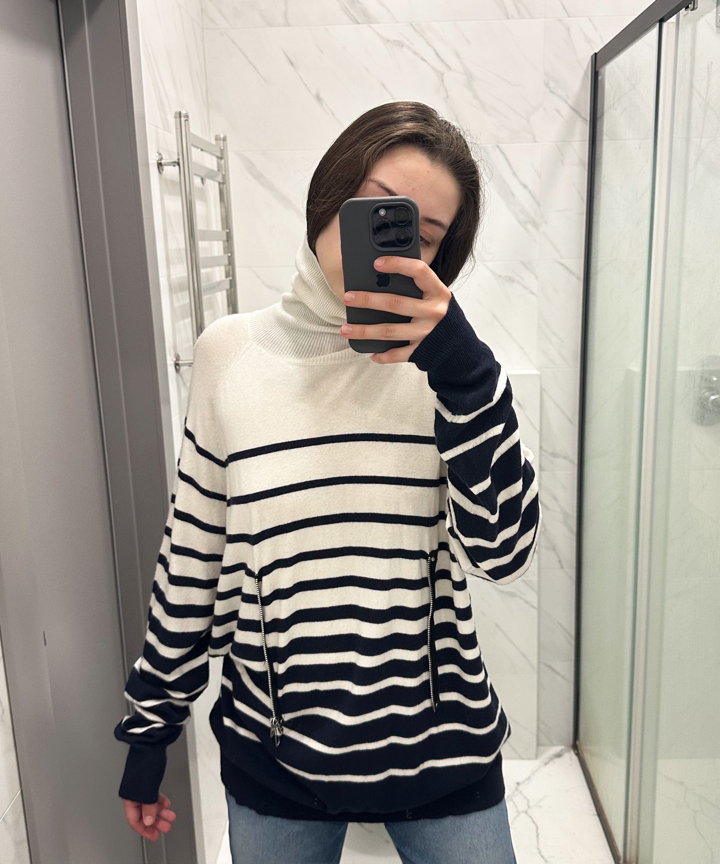 Jean Paul Gaultier Jean Paul Gaultier Sweater Striped Jumper Zip Lindex Grailed