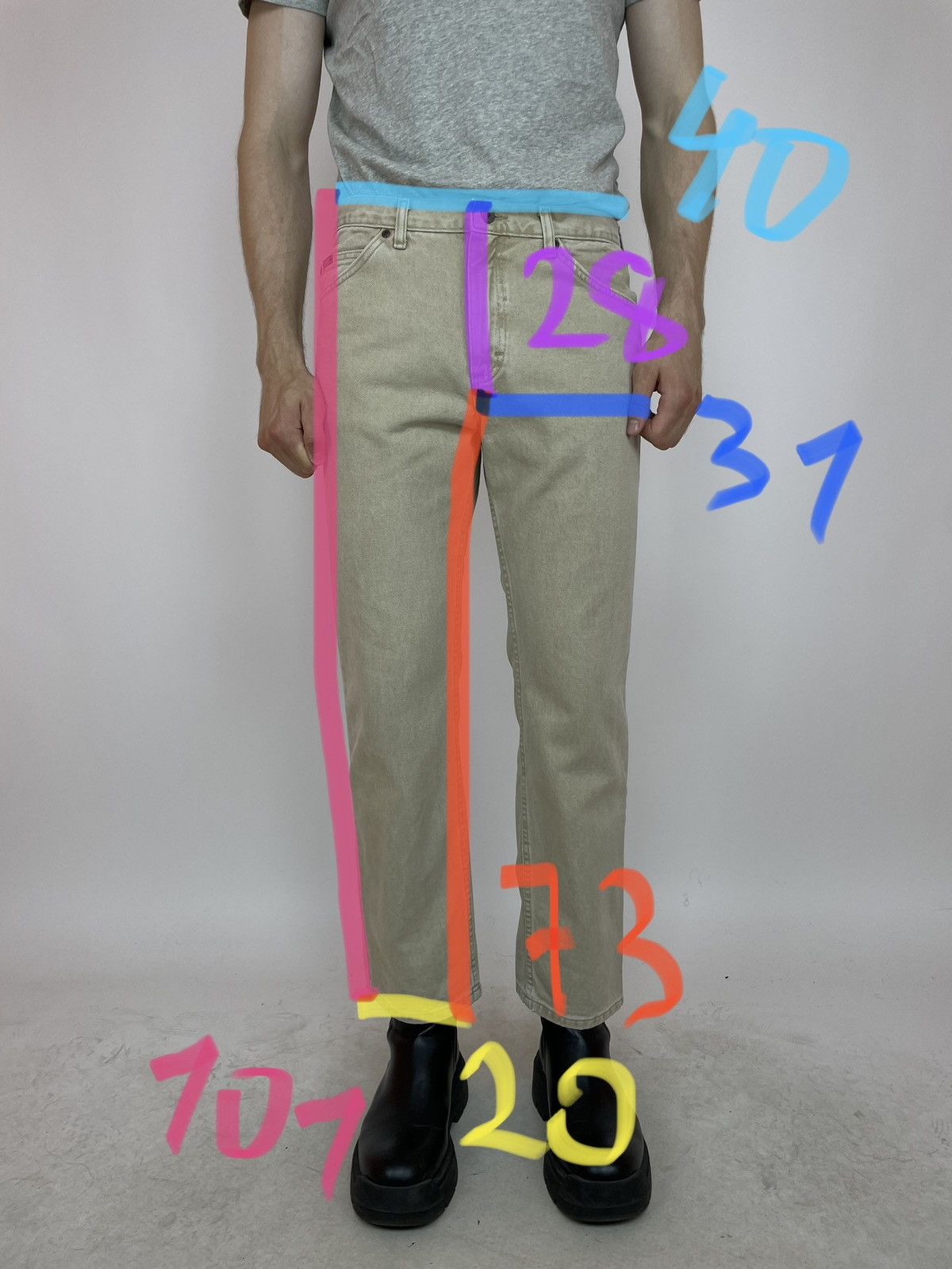 Lee × Vintage Lee vintage jeans Mens size 31x30 Size US 31 - 18 Thumbnail
