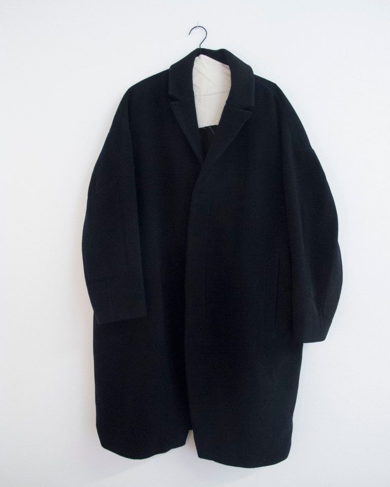 Designer ADNYM Atelier - Paw Coat Wool (Black Navy) Size US M / EU 48-50 / 2 - 1 Thumbnail
